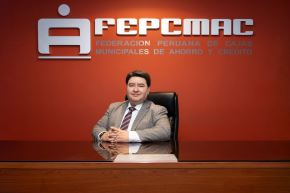 Presidente de la Federación de Cajas Municipales de Ahorro y Crédito, Luis Vergara Sahuaraura. Cortesía FEPCMAC