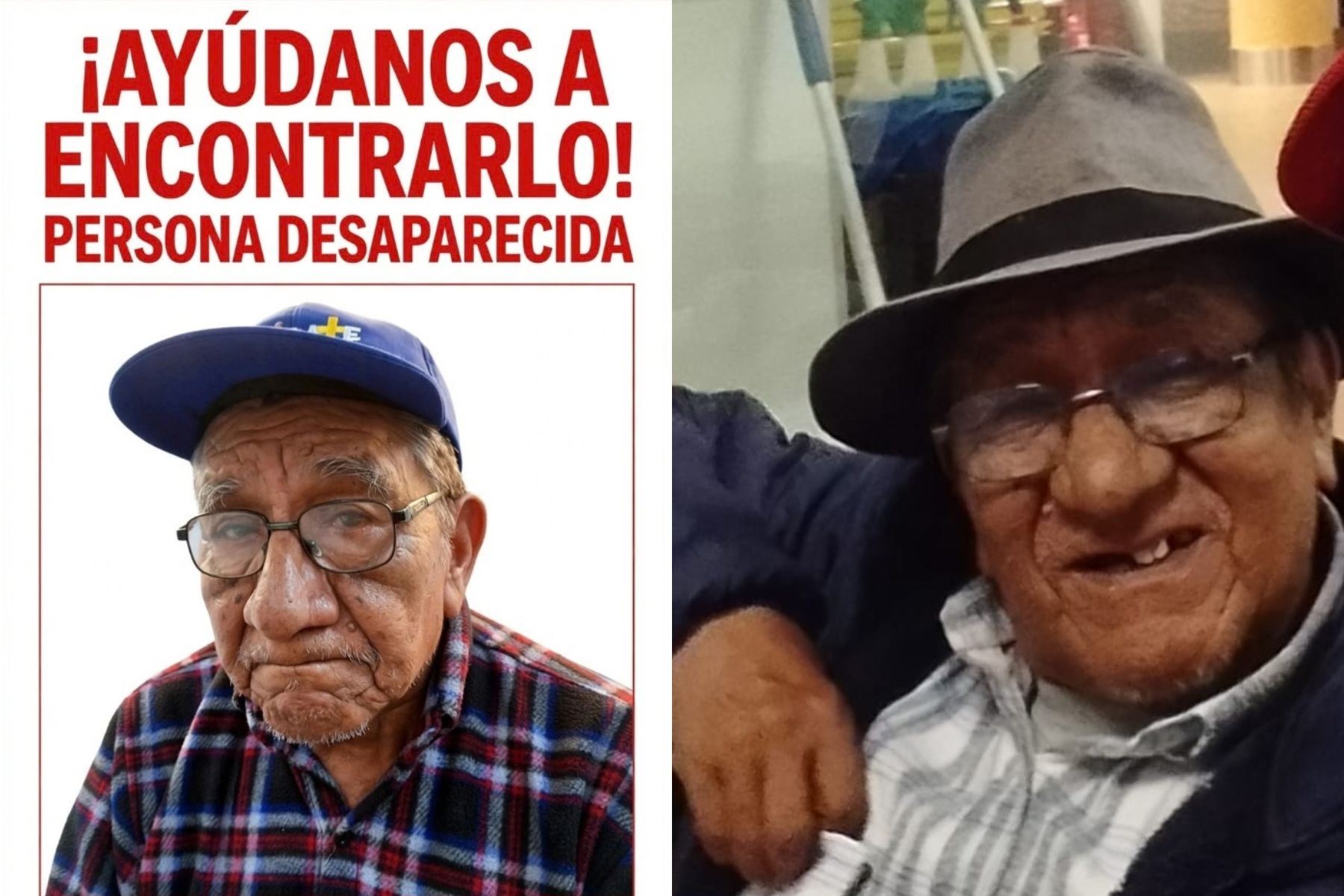 Buscan a adulto mayor de 83 años desaparecido en Villa María del Triunfo