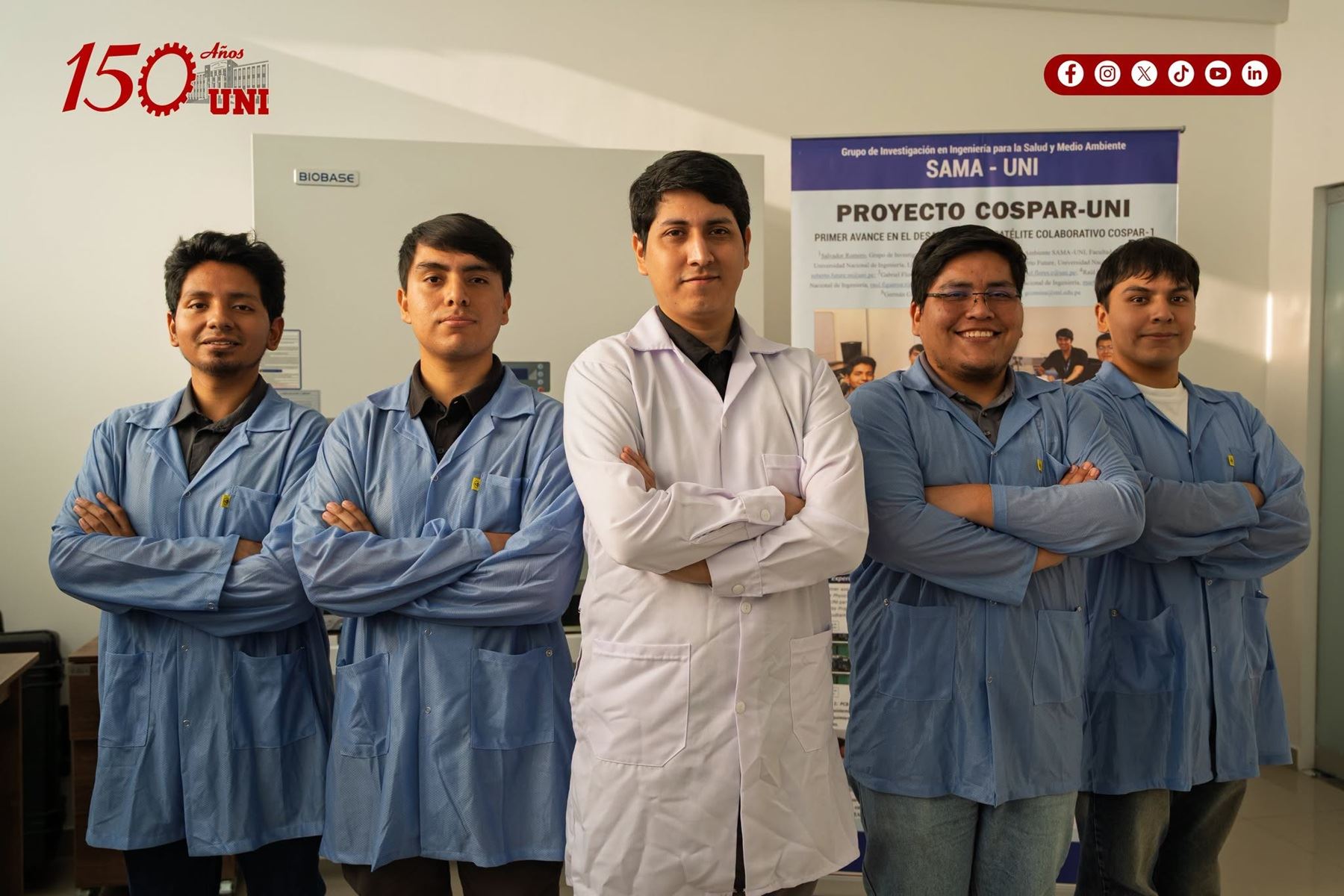 Estudiantes de UNI viajan a India para concluir desarrollo del satélite peruano COSPAR-1