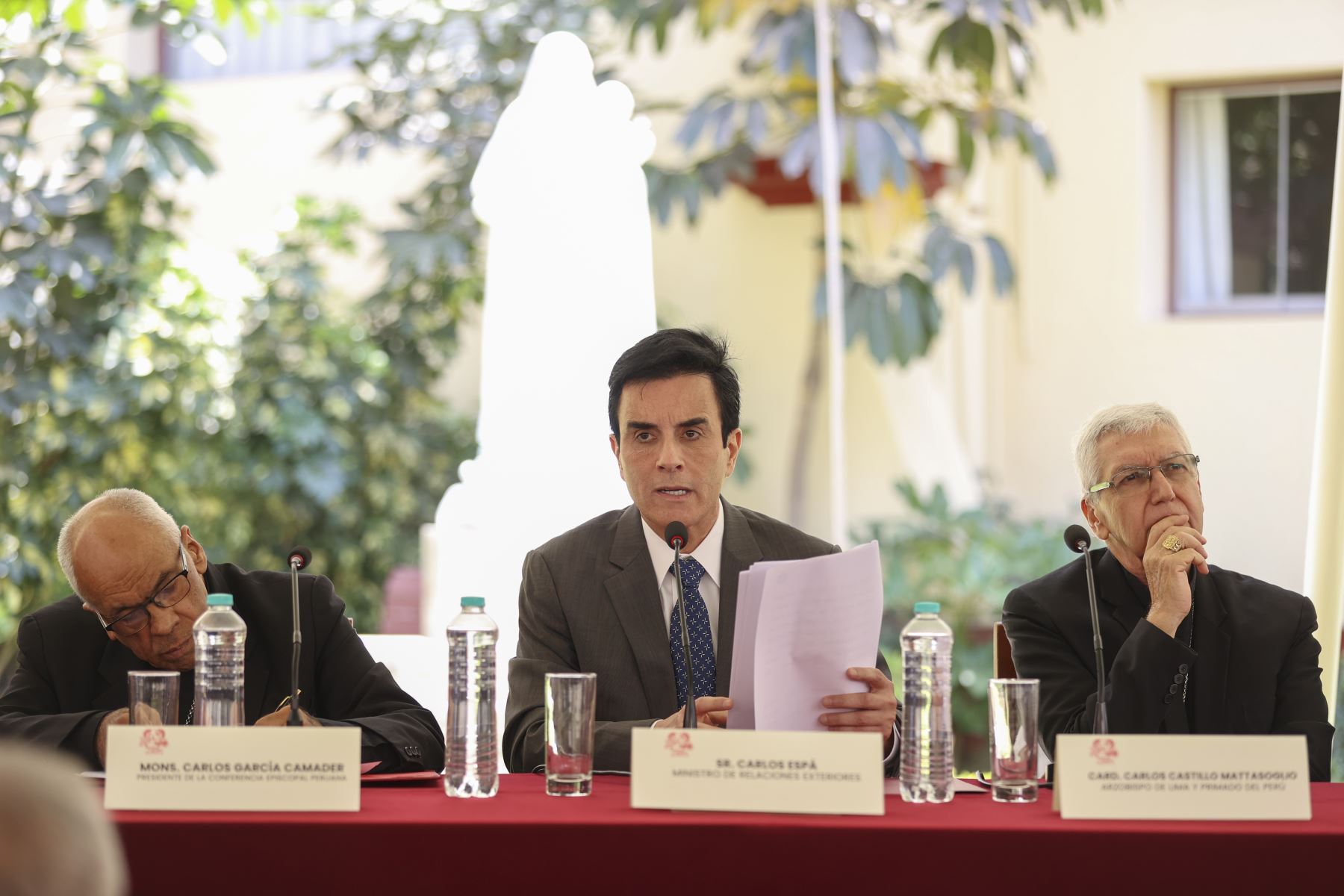 Canciller: todos debemos poner nuestro granito de arena para la visita del papa León XIV