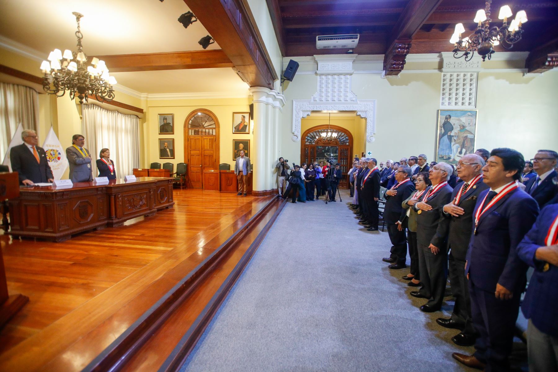 Homenaje por el “LXVI Aniversario del fallecimiento del ex-Canciller Raúl Porras Barrenechea” Foto: ANDINA/Ricardo Cuba