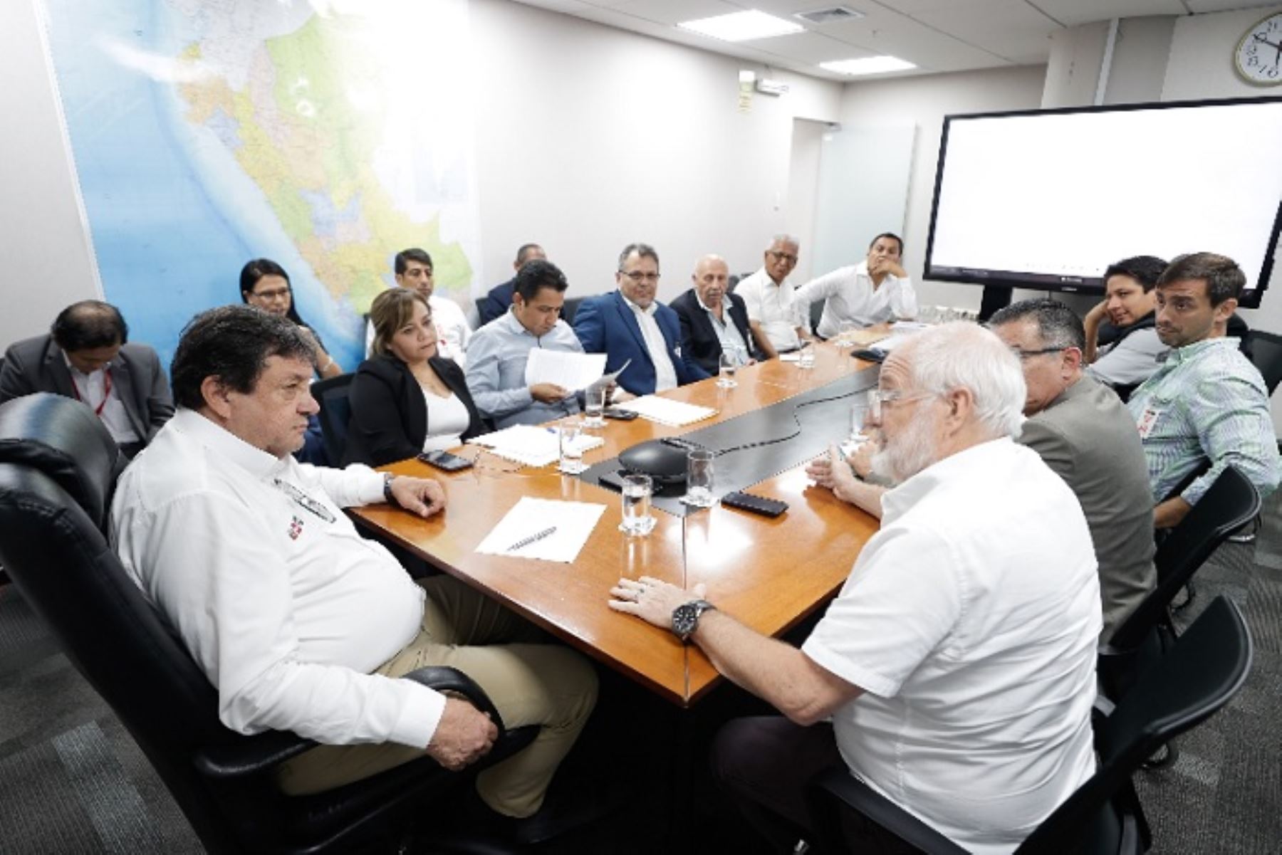 Se reunió mesa técnica para acelerar ejecución del proyecto de drenaje pluvial Cachimayo