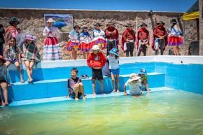 Los baños termales se han convertido en un nuevo espacio de esparcimiento para los turistas y pobladores del lugar..