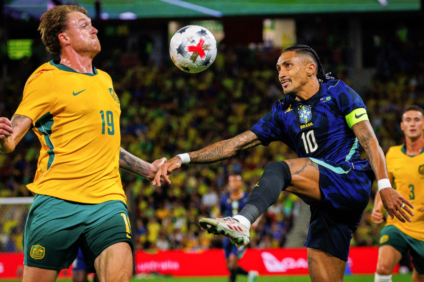 ¡Ancelotti respira! Brasil vuelve al triunfo al vencer 4-2 a Australia en partido amistoso