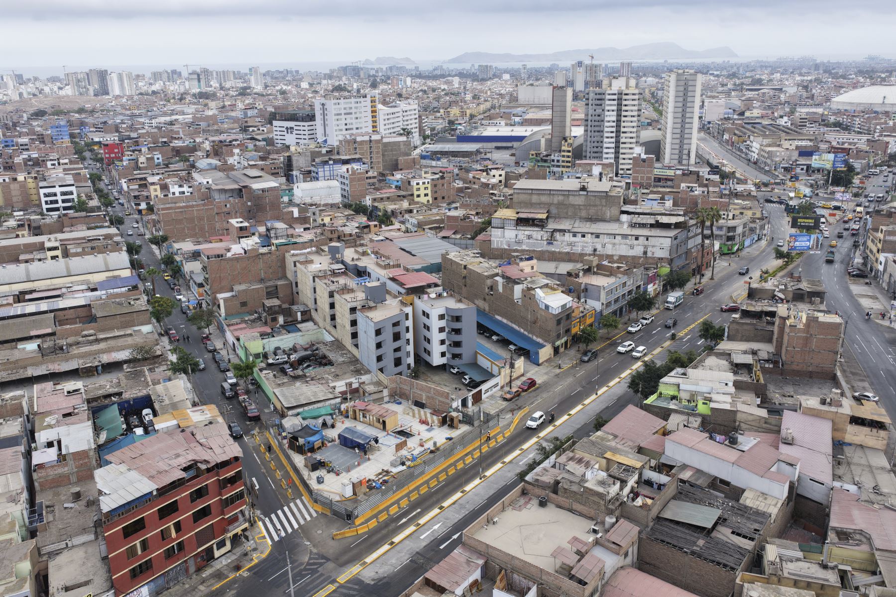La liberación de este tramo se suma a trabajos similares realizados en las estaciones Elio y Alborada como parte del avance de la Línea 2 del Metro de Lima y Callao. Foto: ANDINA/Jhonel Rodríguez.