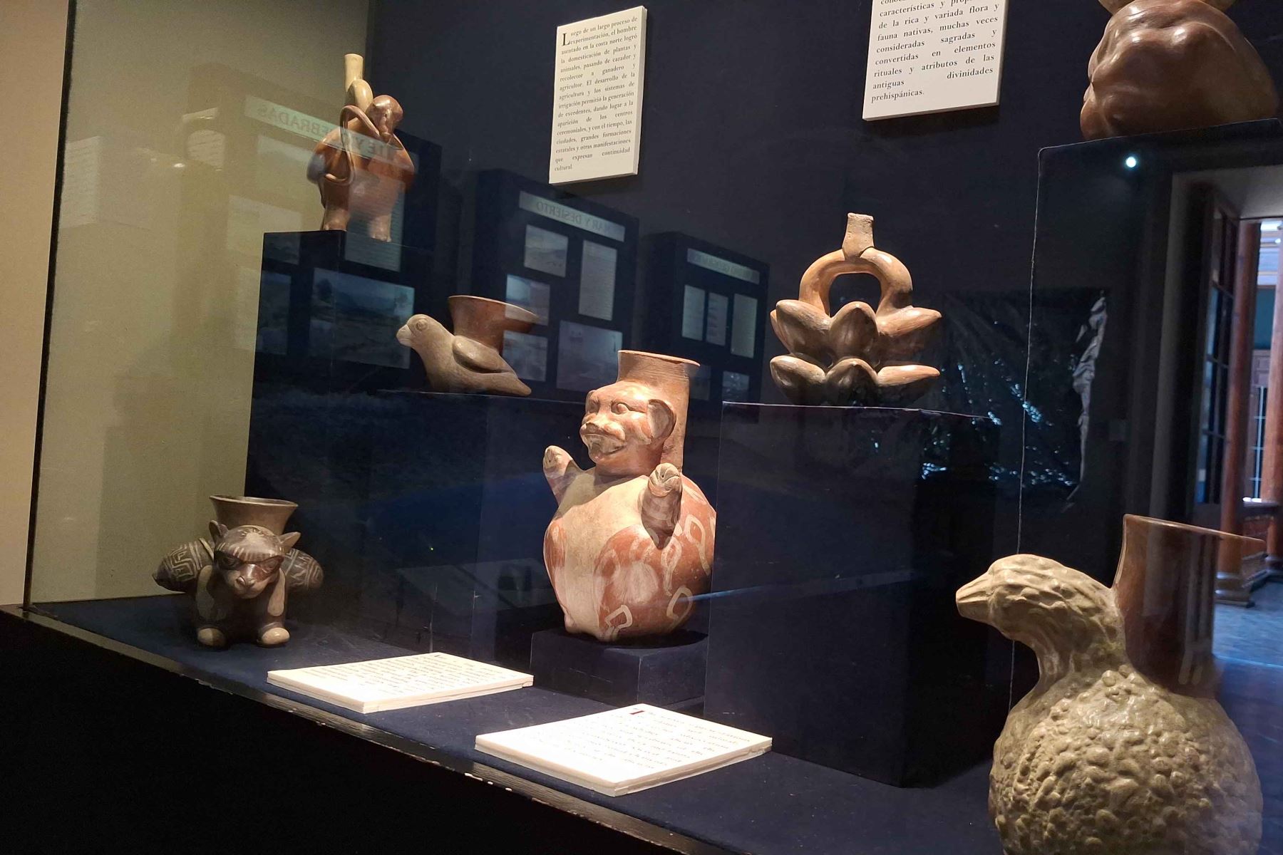 Una selección de piezas arqueológicas forma parte de la propuesta museográfica del recinto, que busca acercar al público al papel histórico de la región liberteña. Foto: ANDINA/Luis Puell.
