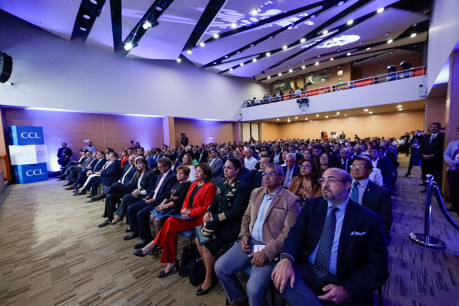 El foro buscó generar un espacio de diálogo entre el sector público, privado y la comunidad para abordar los desafíos de la seguridad ciudadana y empresarial. Foto: ANDINA/Luis Iparraguirre.