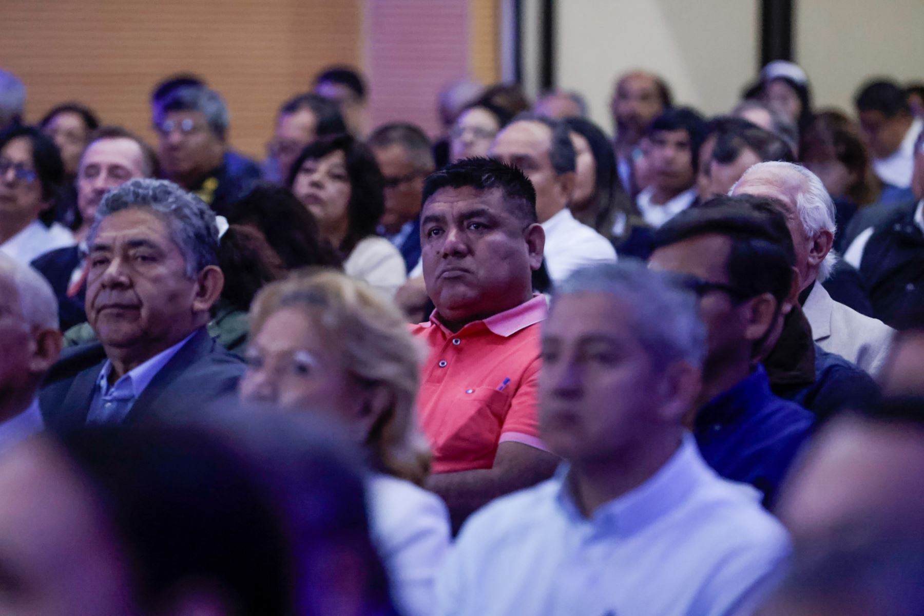 Representantes de diversos sectores asistieron al encuentro que abordó los principales desafíos de seguridad que enfrenta el Perú y su impacto en la actividad empresarial. Foto: ANDINA/Luis Iparraguirre.