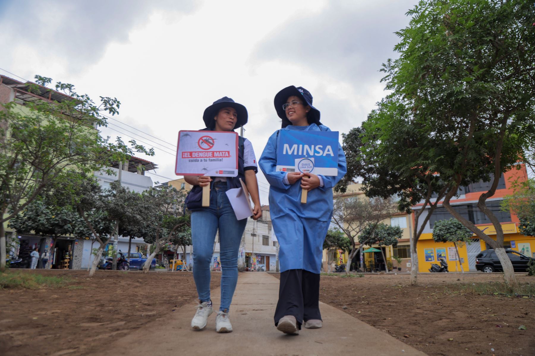 La jornada destacó la labor del personal de salud y, sobre todo, el rol clave de la ciudadanía en la prevención del dengue. Foto: ANDINA/Difusión