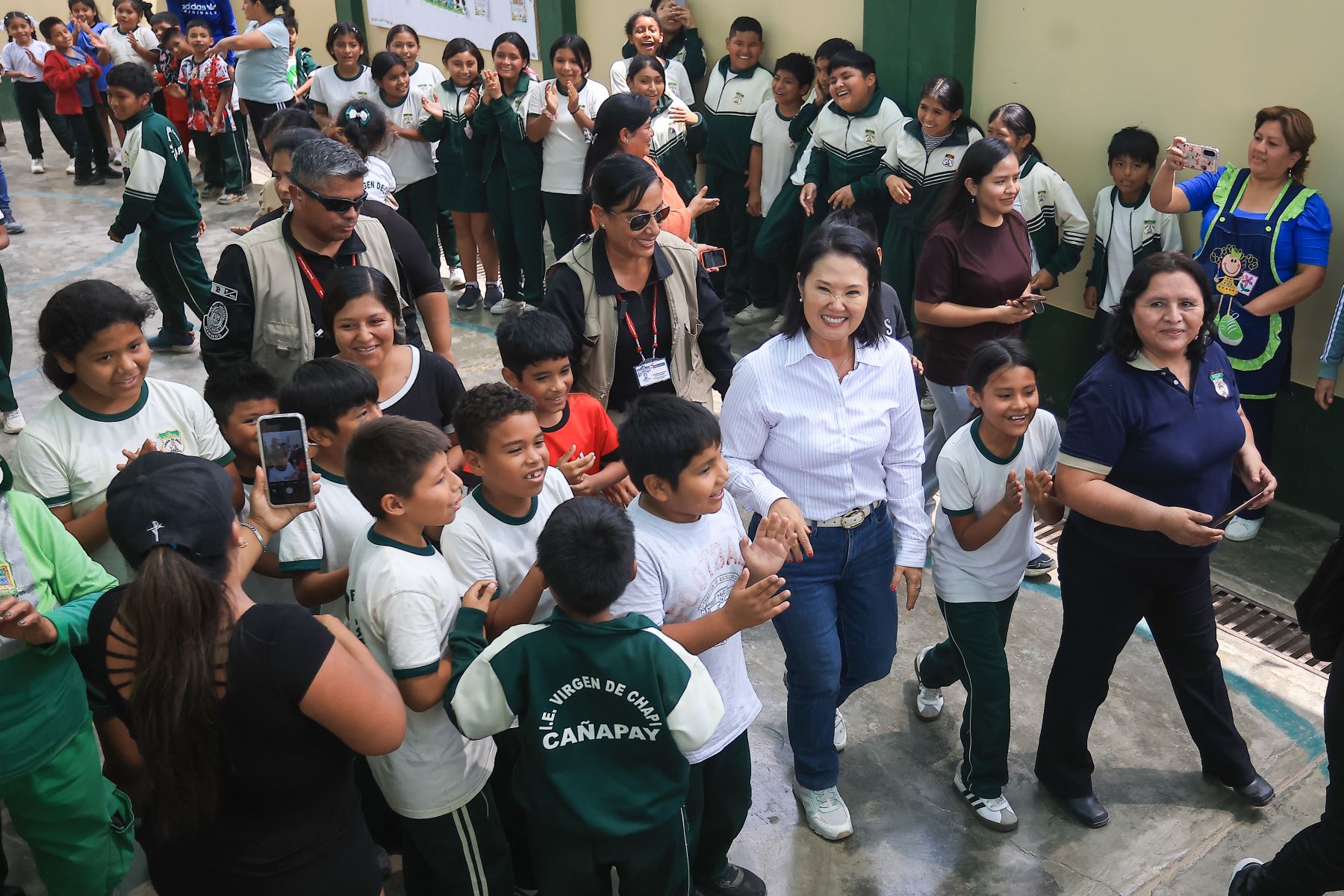 La presidenta Fujimori inauguró el proyecto “Instalación – Implementación de medidas de prevención para el control de desbordes e inundaciones del río Cañete”
 Foto: ANDINA/Prensa Presidencia