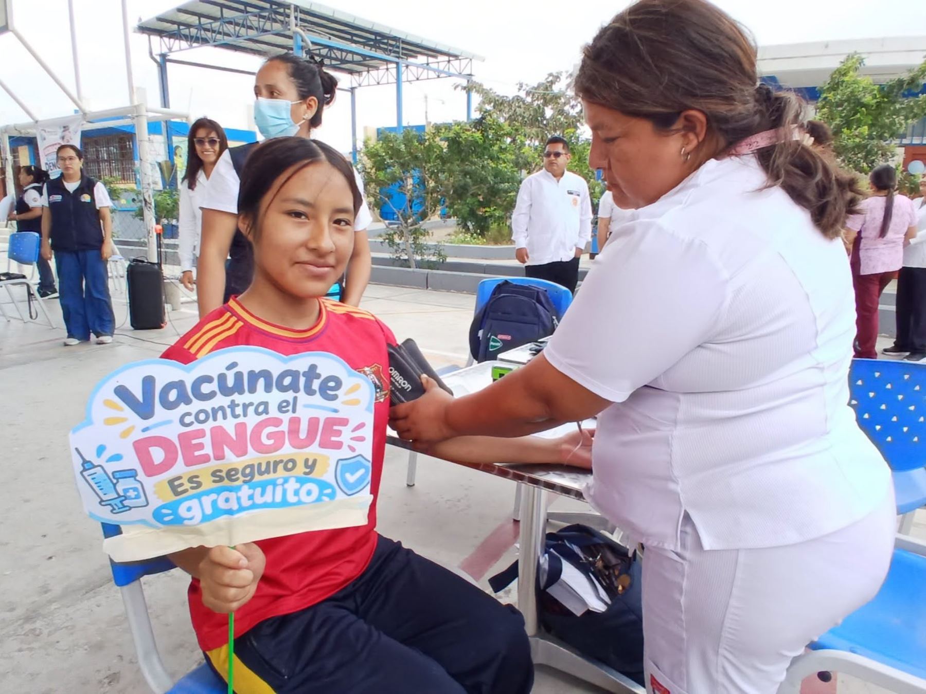 Áncash: se inicia vacunación contra el dengue con escolares de la provincia de Casma