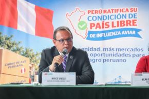 Ministro de Desarrollo Agrario y Riego, Marco Vinelli. ANDINA/Difusión