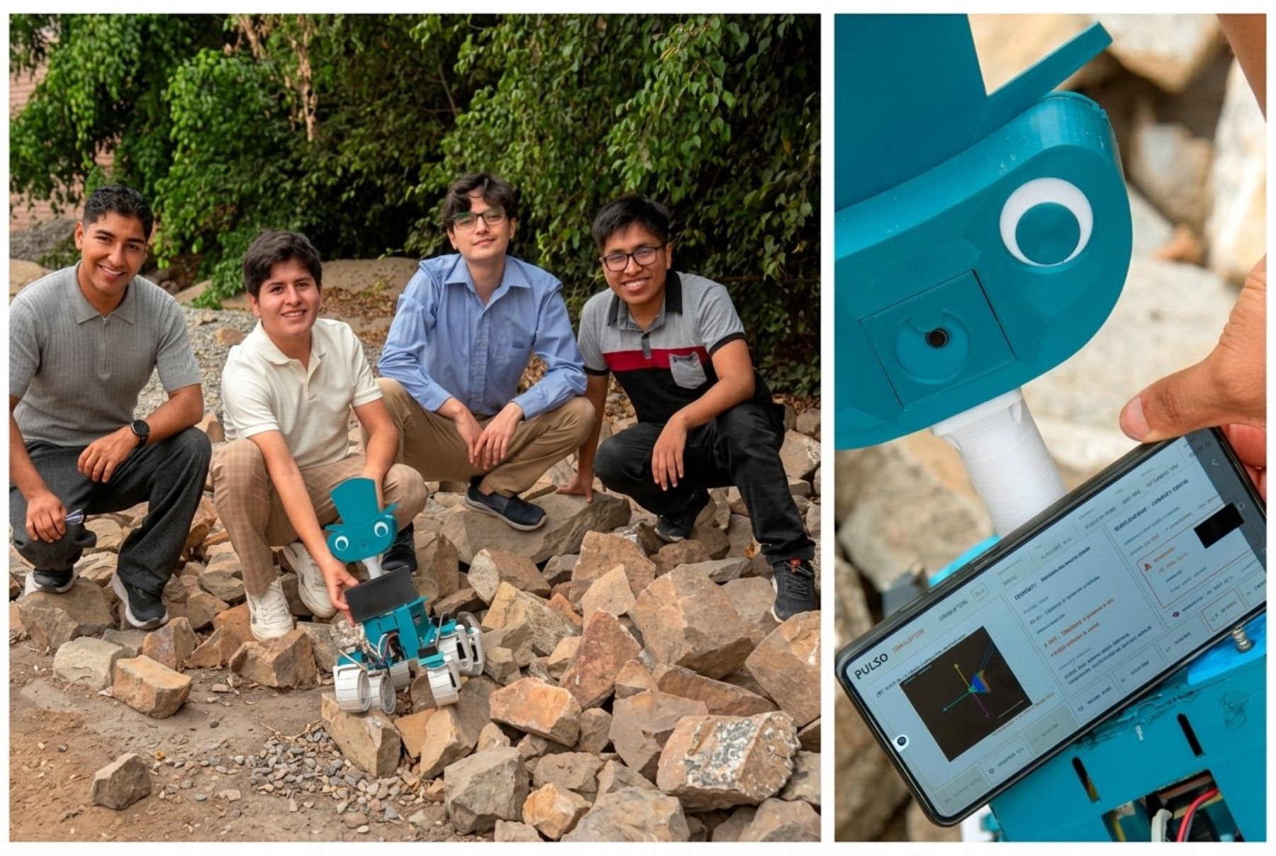 Peruanos crean tecnología que usa IA para rescatar personas y ganan concurso de Google