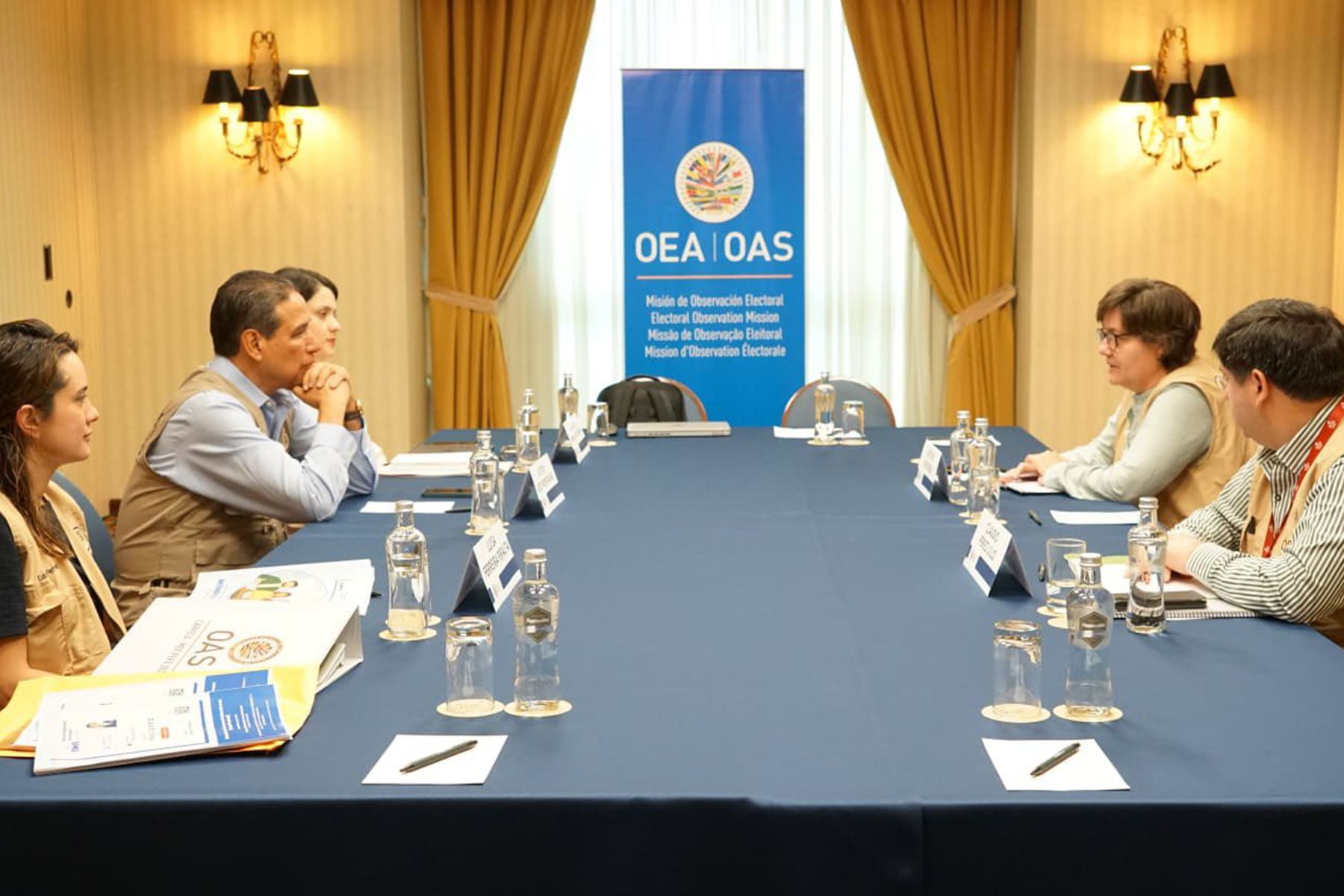 ERM 2026: Misión de OEA analiza organización, logística y tecnología electoral de comicios