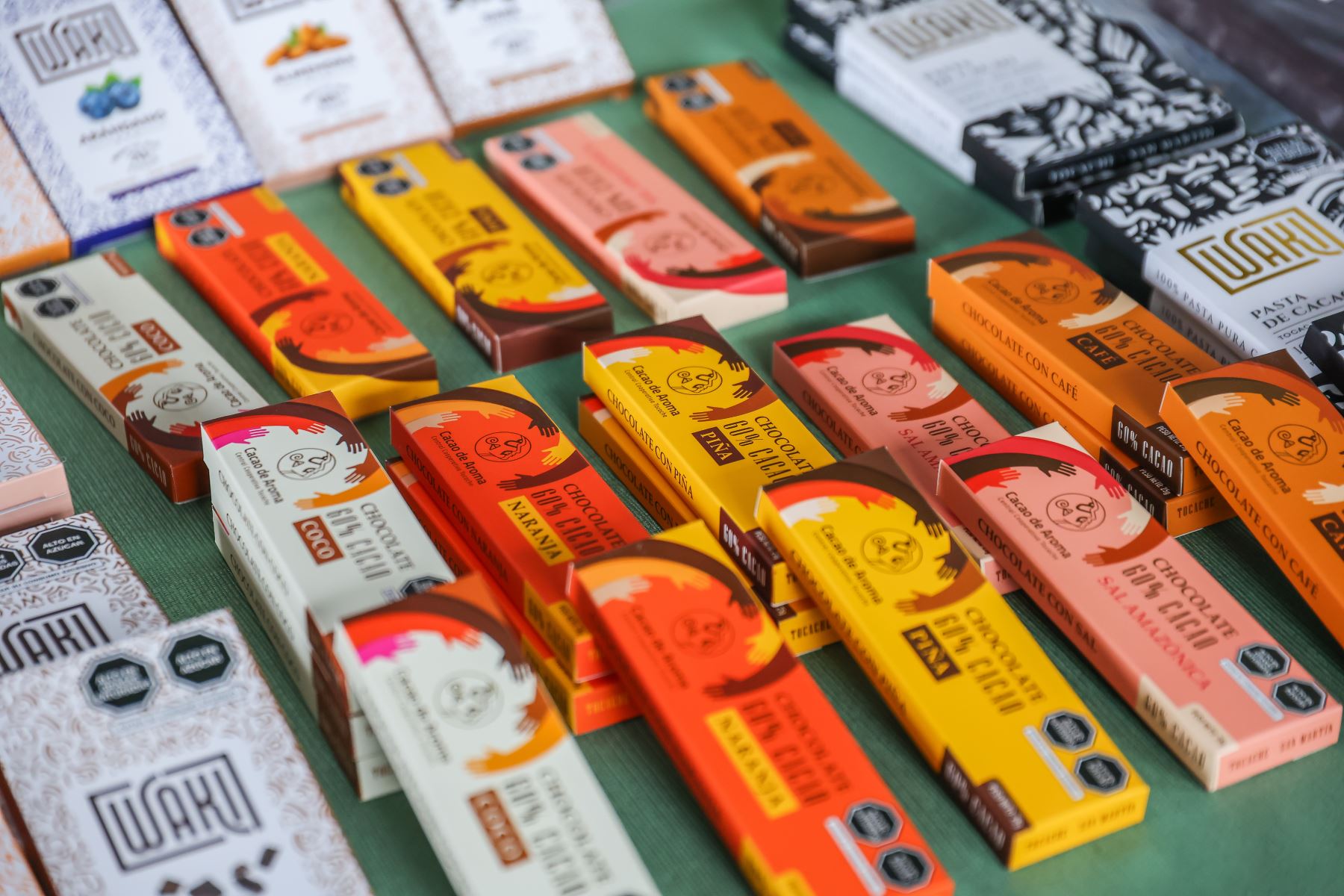 Chocolates elaborados a partir del grano peruano forman parte de la oferta de productos derivados que llegan tanto al mercado nacional como internacional. Foto: ANDINA/Difusión.