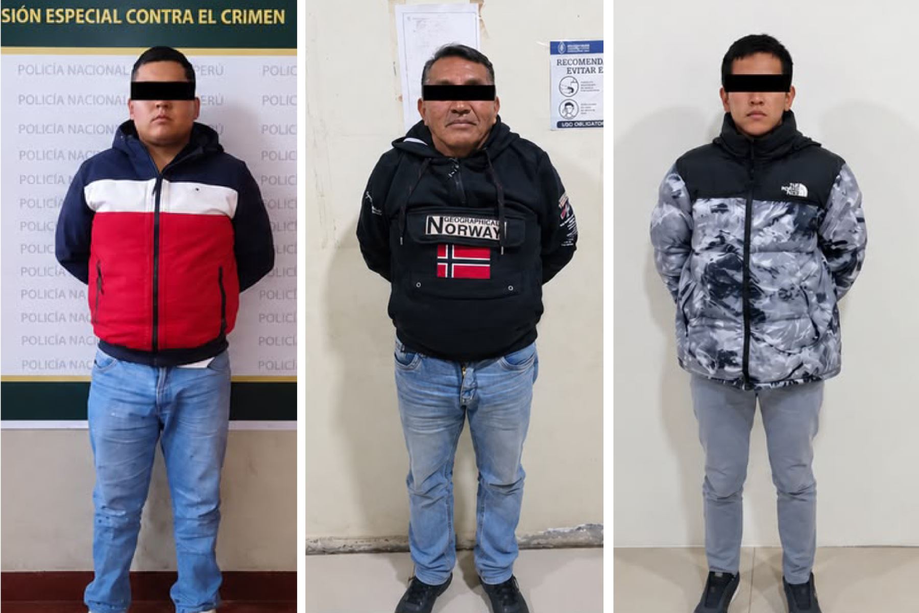 Tarma: cuatro policías detenidos por presuntos vínculos con banda de extorsionadores