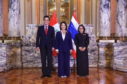 Presidenta Keiko Fujimori recibió cartas credenciales de embajadores de Tailandia, Suecia, India, Austria y República Checa