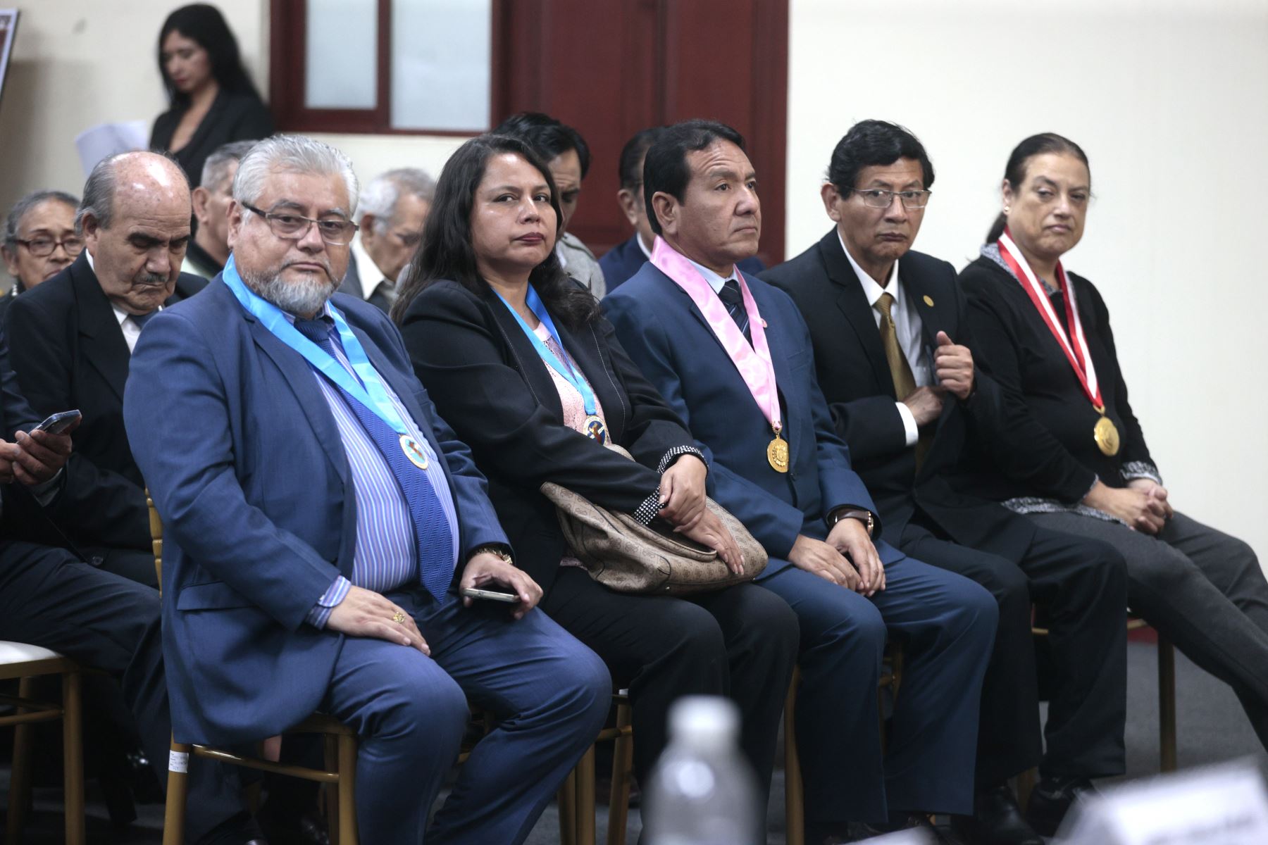 El Colegio de Periodistas del Perú realizó la ceremonia por el Día del Periodista y su 46.° aniversario institucional, encuentro en el que reafirmó su compromiso con la libertad de prensa, la ética profesional y el servicio a la sociedad. La actividad se desarrolló en su sede de Lince. Foto: ANDINA/Vidal Tarqui.