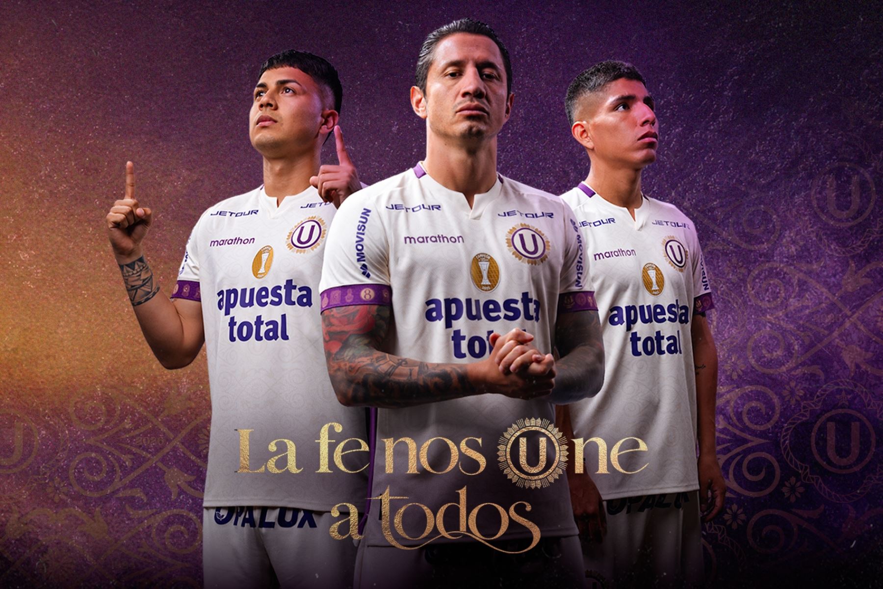 "La fe nos une": Universitario presentó camiseta en homenaje al Señor de los Milagros