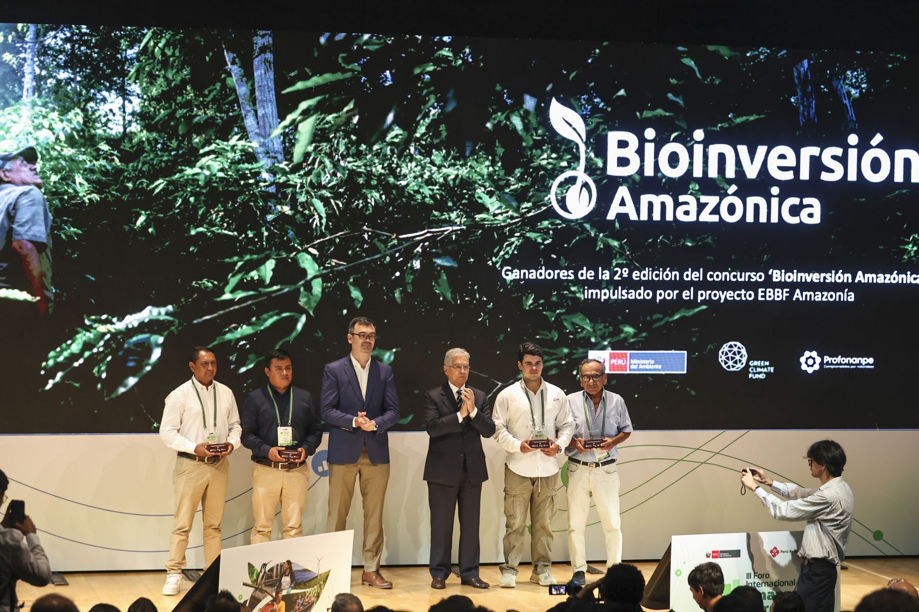 El ministro del Ambiente, Vladimiro Huaroc, inauguró el III Foro Internacional de Finanzas Verdes (FIVERDE 2026), coorganizado por el Ministerio del Ambiente (Minam) y la Universidad ESAN  

Foto: ANDINA/Juan Carlos Guzmán Negrini