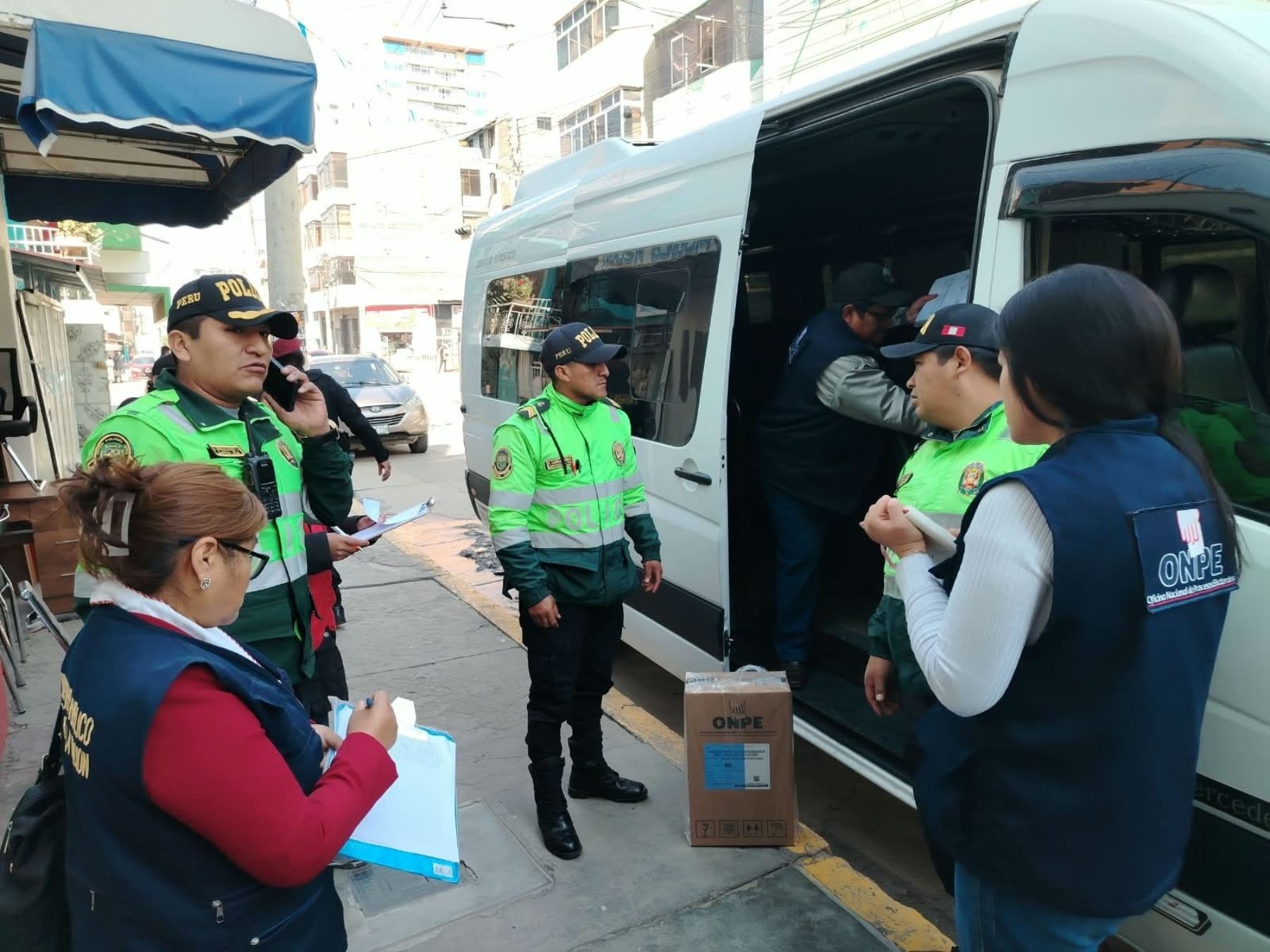 ODPE Huancayo despliega el material electoral hacia 16 distritos y 7 centros poblados