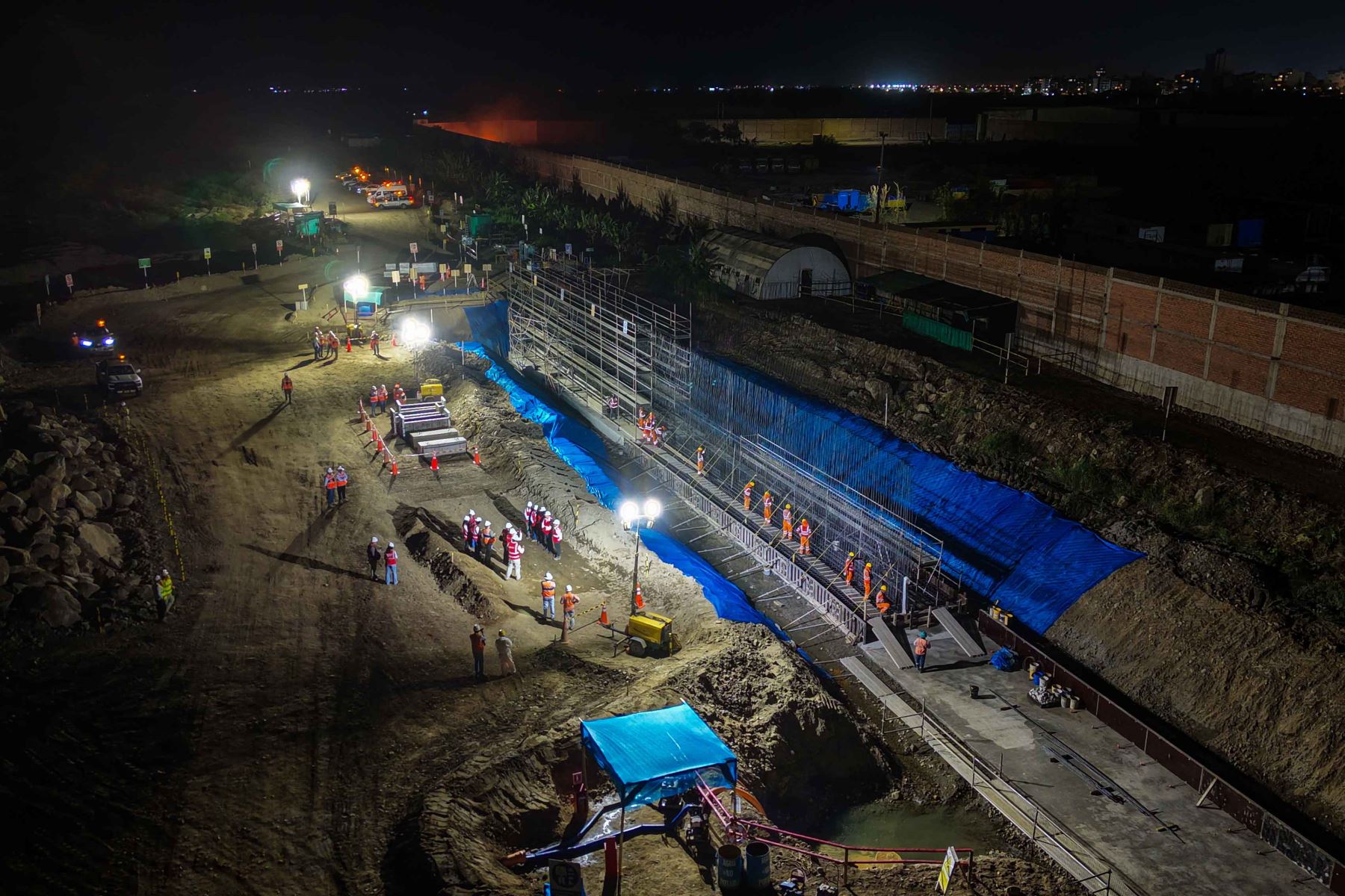 La intervención proyecta más de 100 años de protección para la población de La Libertad frente a futuras emergencias por desbordes e inundaciones. Foto: ANDINA/Difusión.