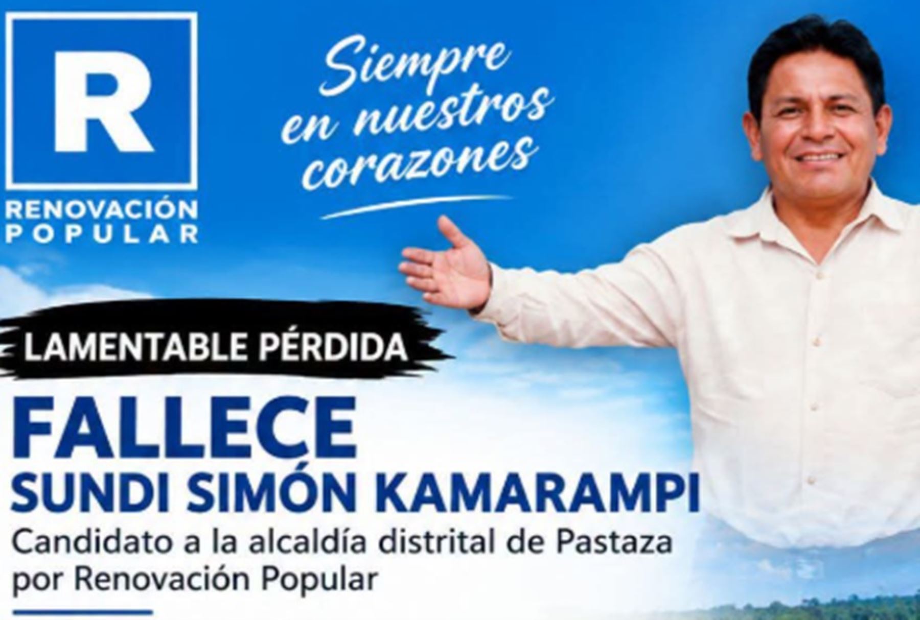 Loreto: candidato a la Alcaldía distrital de Pastaza fallece en accidente fluvial