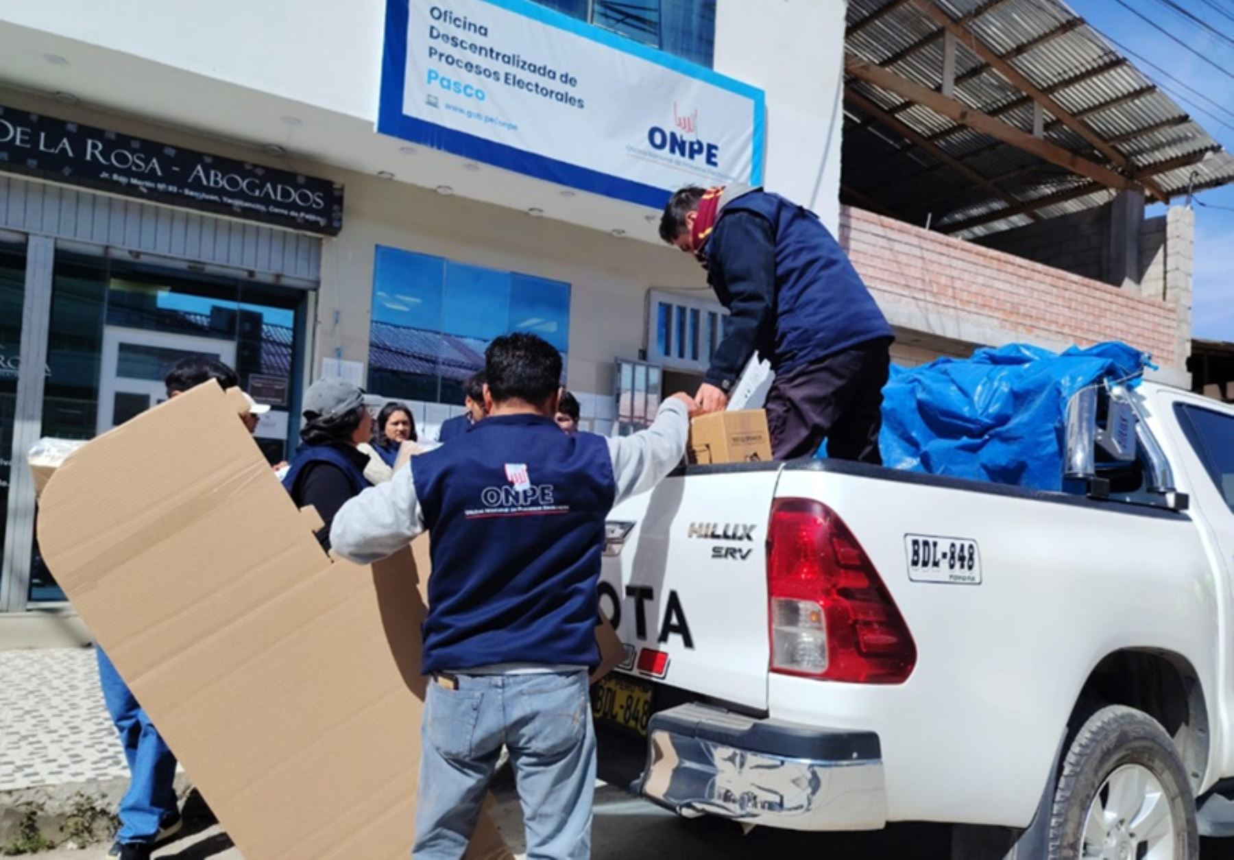ERM 2026: ODPE Pasco despacha material electoral hacia locales de sufragio