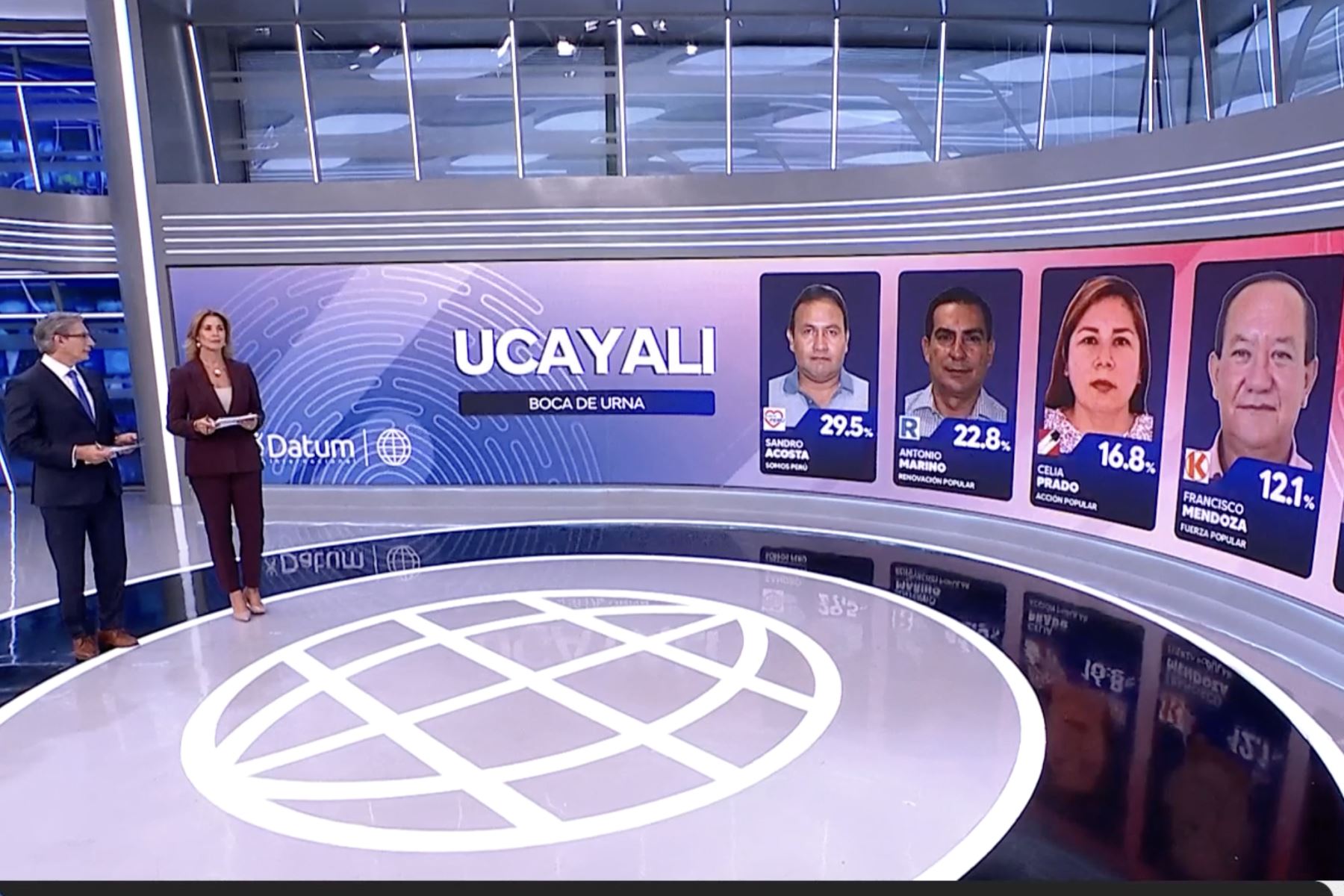 Ucayali: Sandro Acosta y Antonio Marino definirían en segunda vuelta quien será gobernador