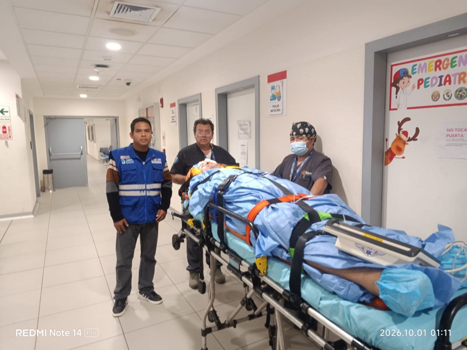 Mininter: Saludpol realizó traslado aeromédico de policía desde Chiclayo hacia Lima