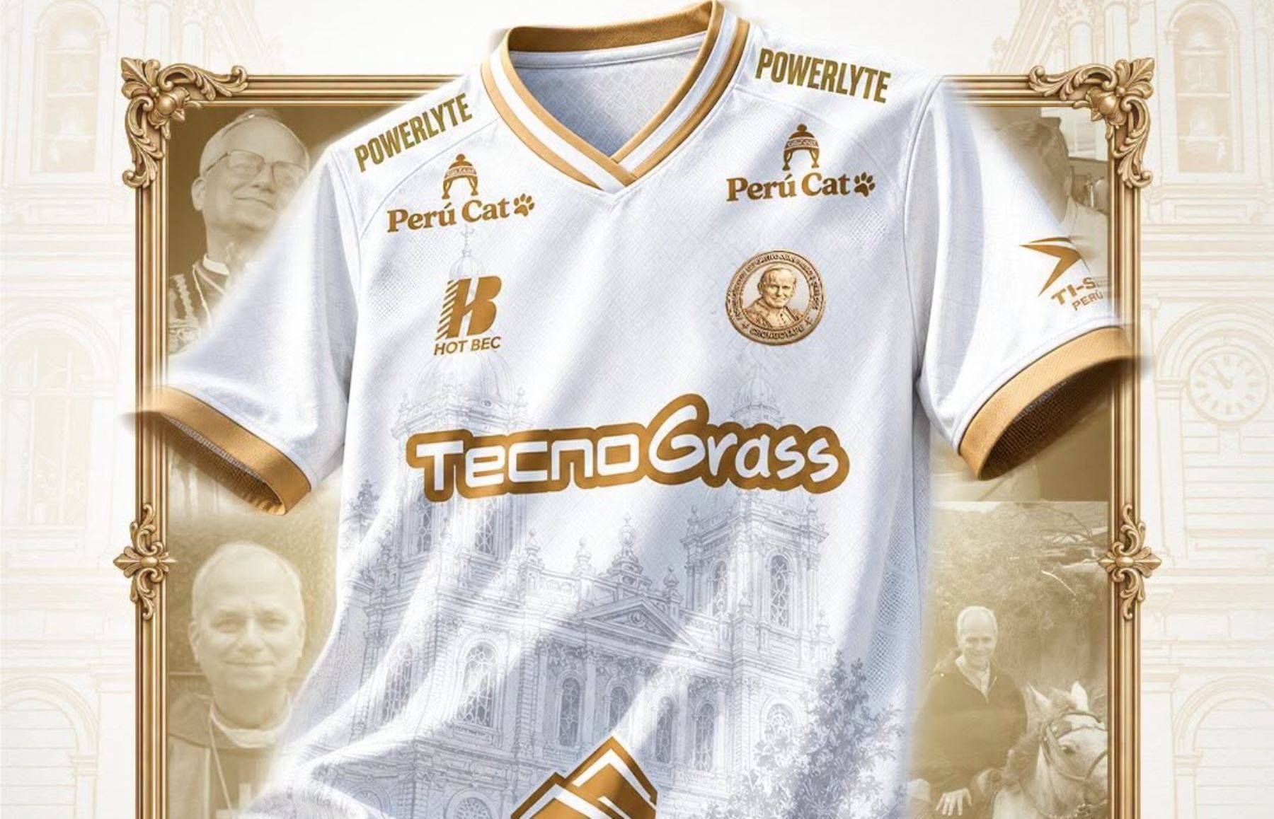 La fe que nos une: Club Juan Pablo II presentó su nueva camiseta en honor al papa León XIV