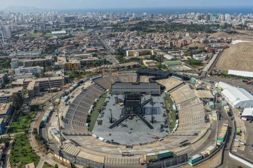 Todo listo para BTS: así luce el estadio San Marcos a un día de sus conciertos