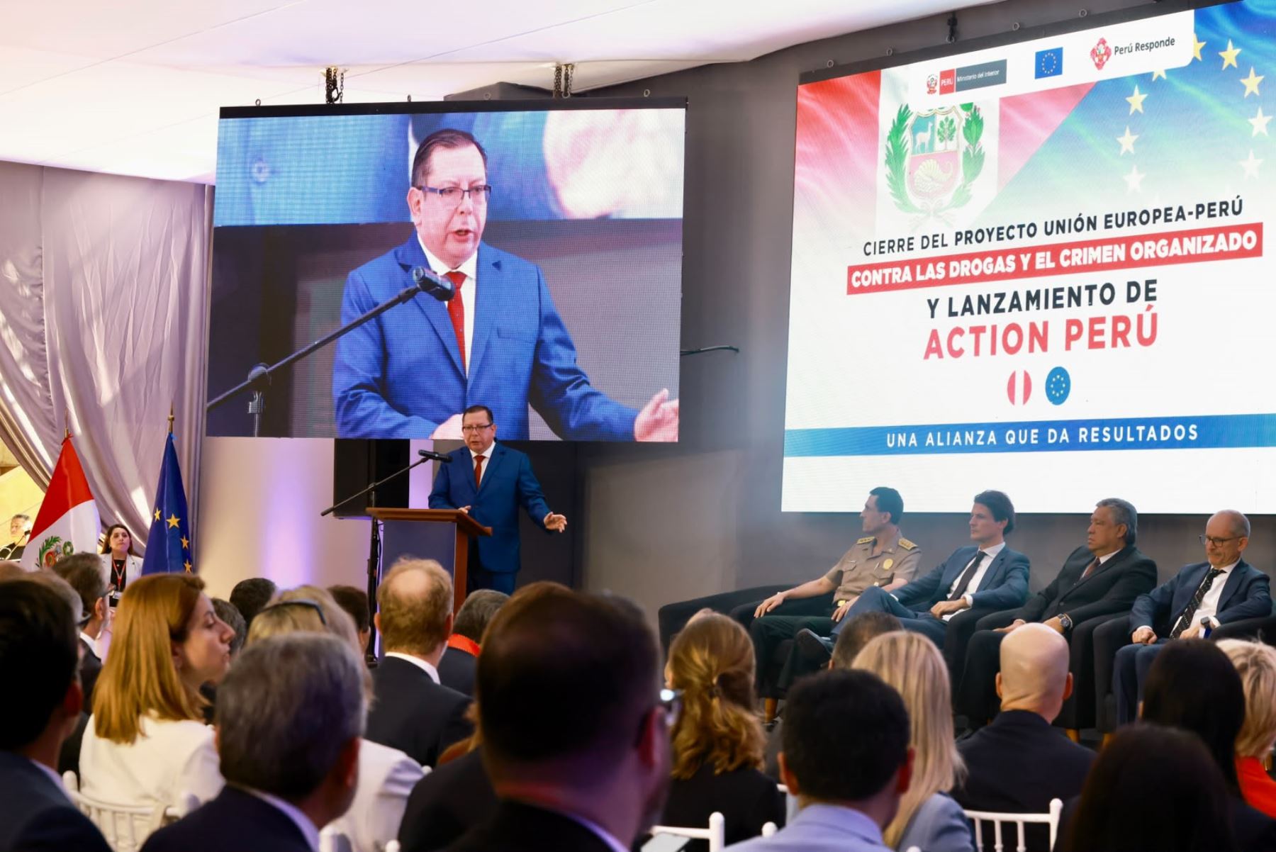 Minjusdh participará en proyecto de la Unión Europea contra crimen organizado en el Perú