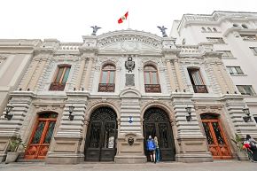 La Casa de Correos y Telégrafos se ubica en la primera cuadra del jirón Conde de Superunda, en el centro de Lima. ANDINA/ProLima
