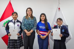 La iniciativa ‘Toma de Poder’ en el Midis se desarrolló en el marco de la conmemoración del Día Internacional de la Niña 2026. Foto: Midis/Difusión
