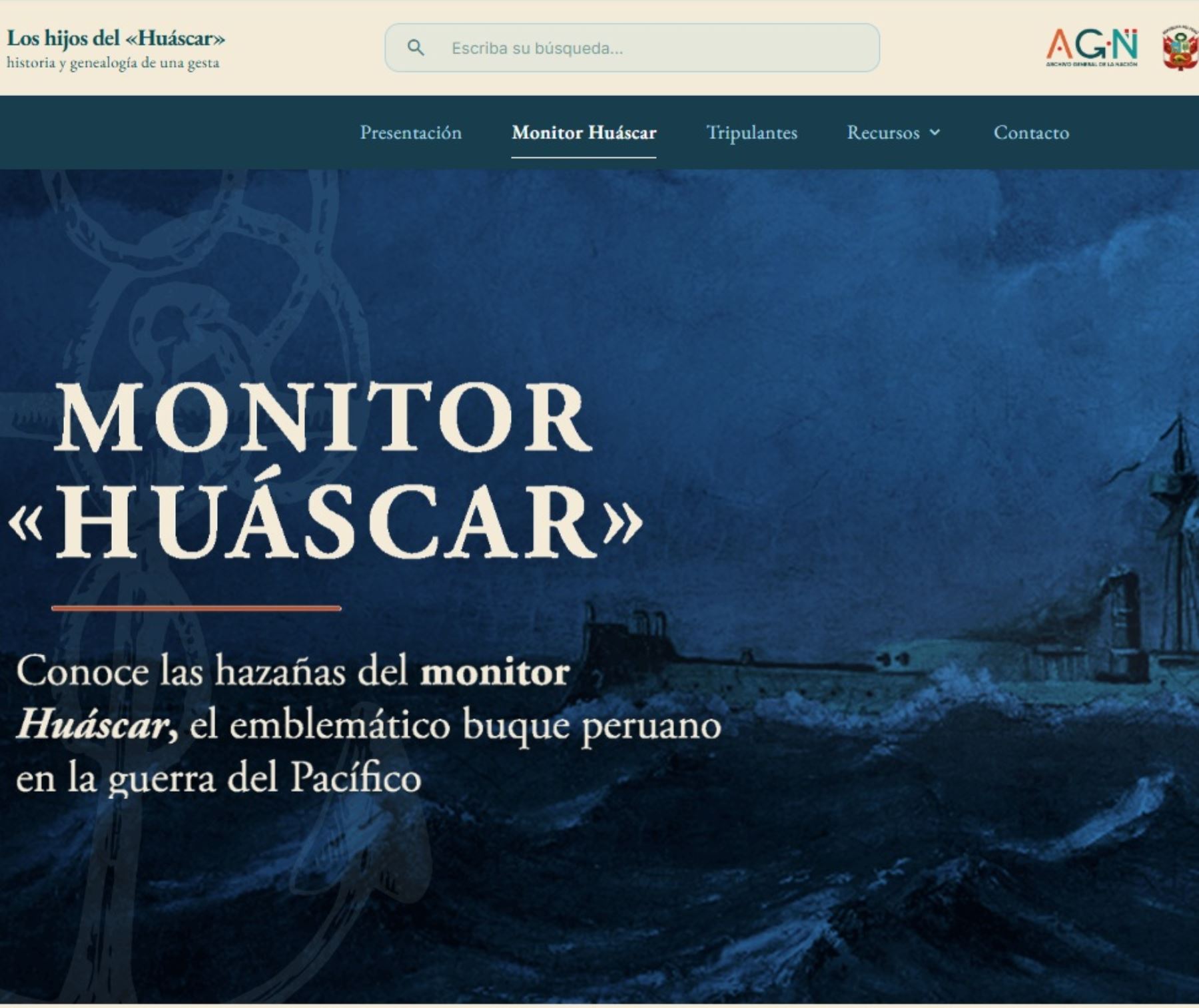 El Archivo General de la Nacion presenta “Los Hijos del Huáscar”