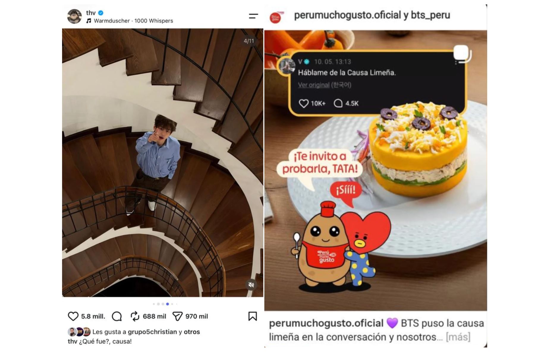 BTS y su conexión con sus "causas" del Perú: todo por una buena causa