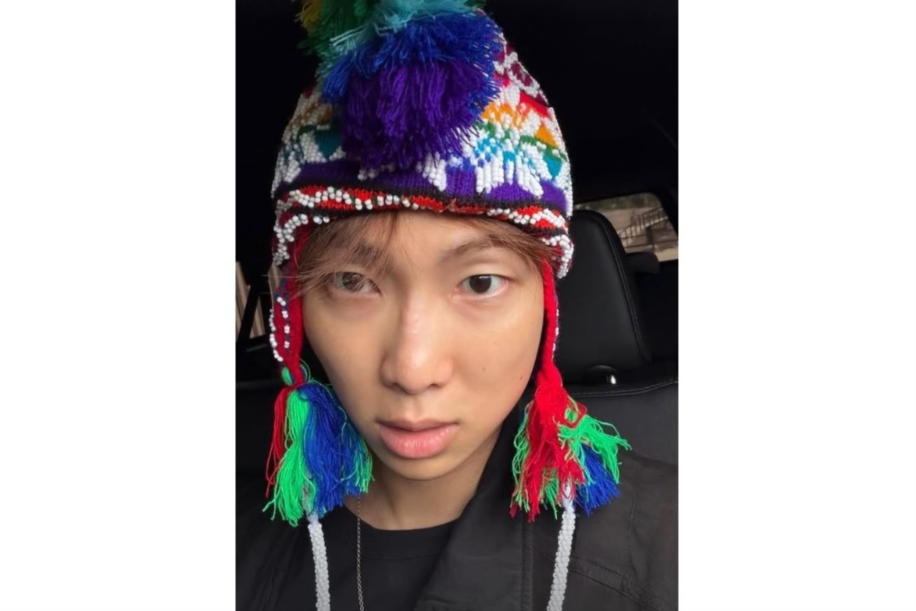 ¡La fiebre no para! Líder de BTS visita la huaca Pucllana y luce un colorido chullo