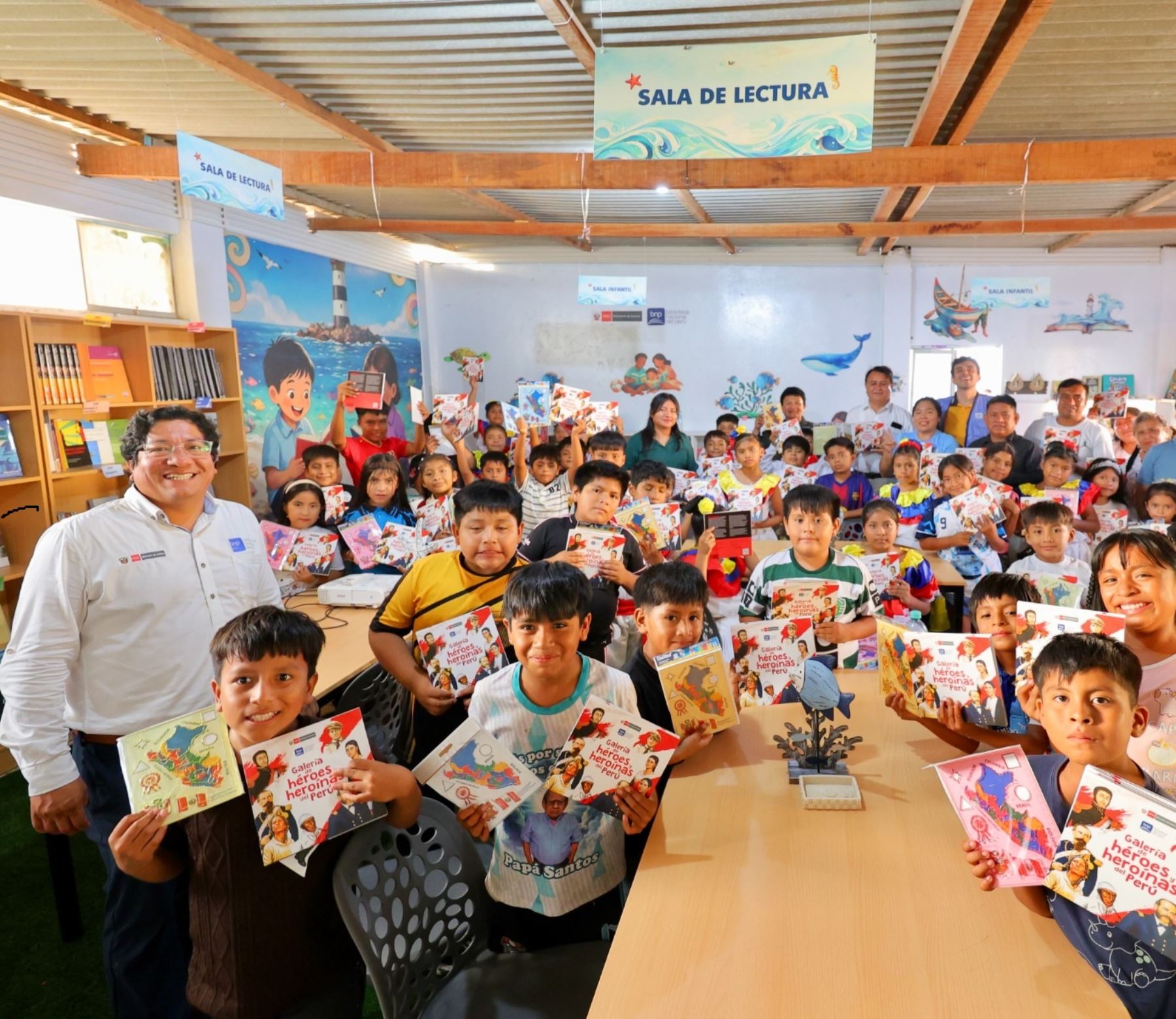 Biblioteca Nacional del Perú inaugura su décima biblioteca rural