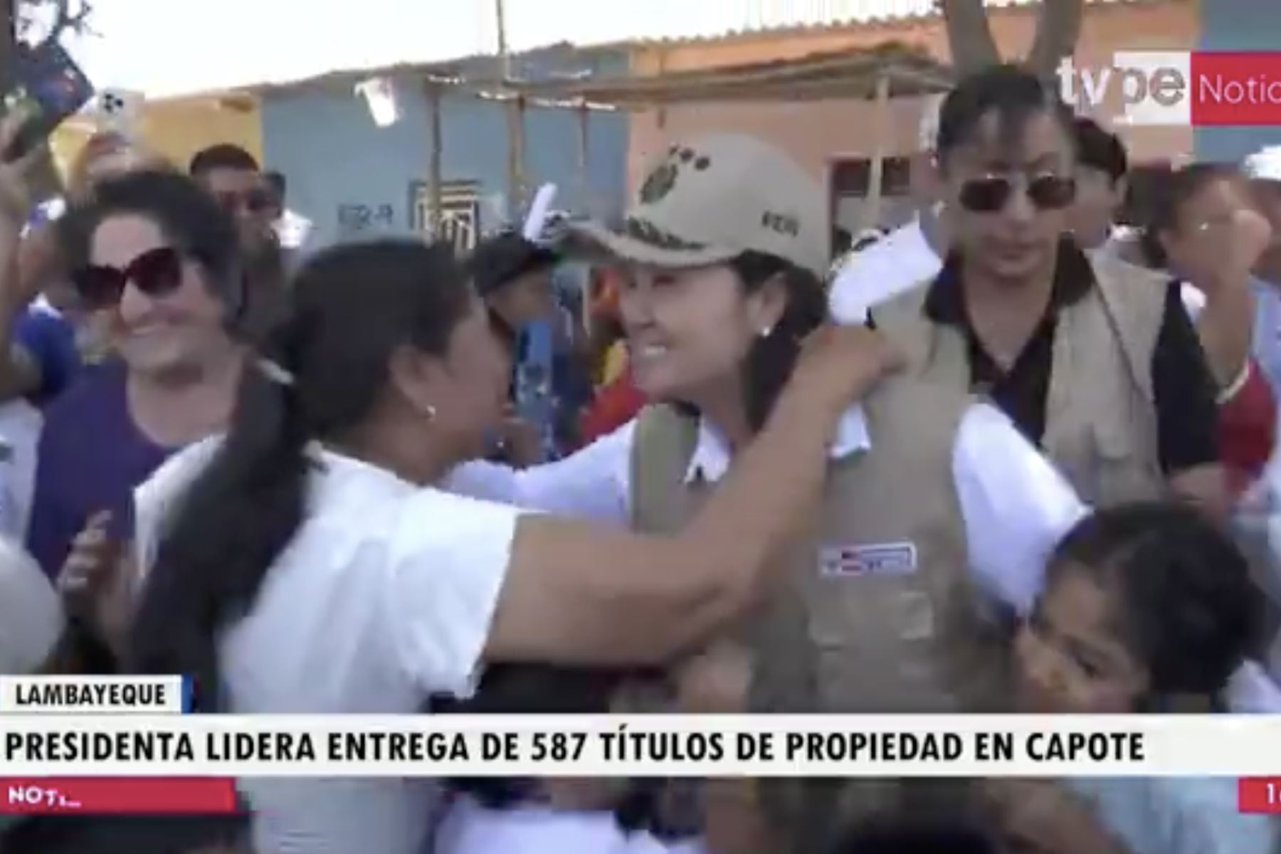 Presidenta Fujimori participa en entrega de títulos de propiedad en región Lambayeque