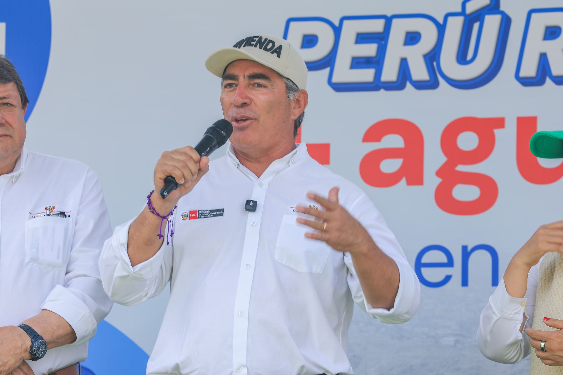 Presidenta Keiko Fujimori inauguró importante obra de agua potable y alcantarillado en beneficio de población de Cieneguilla y Pachacámac
 Foto: ANDINA/Prensa Presidencia