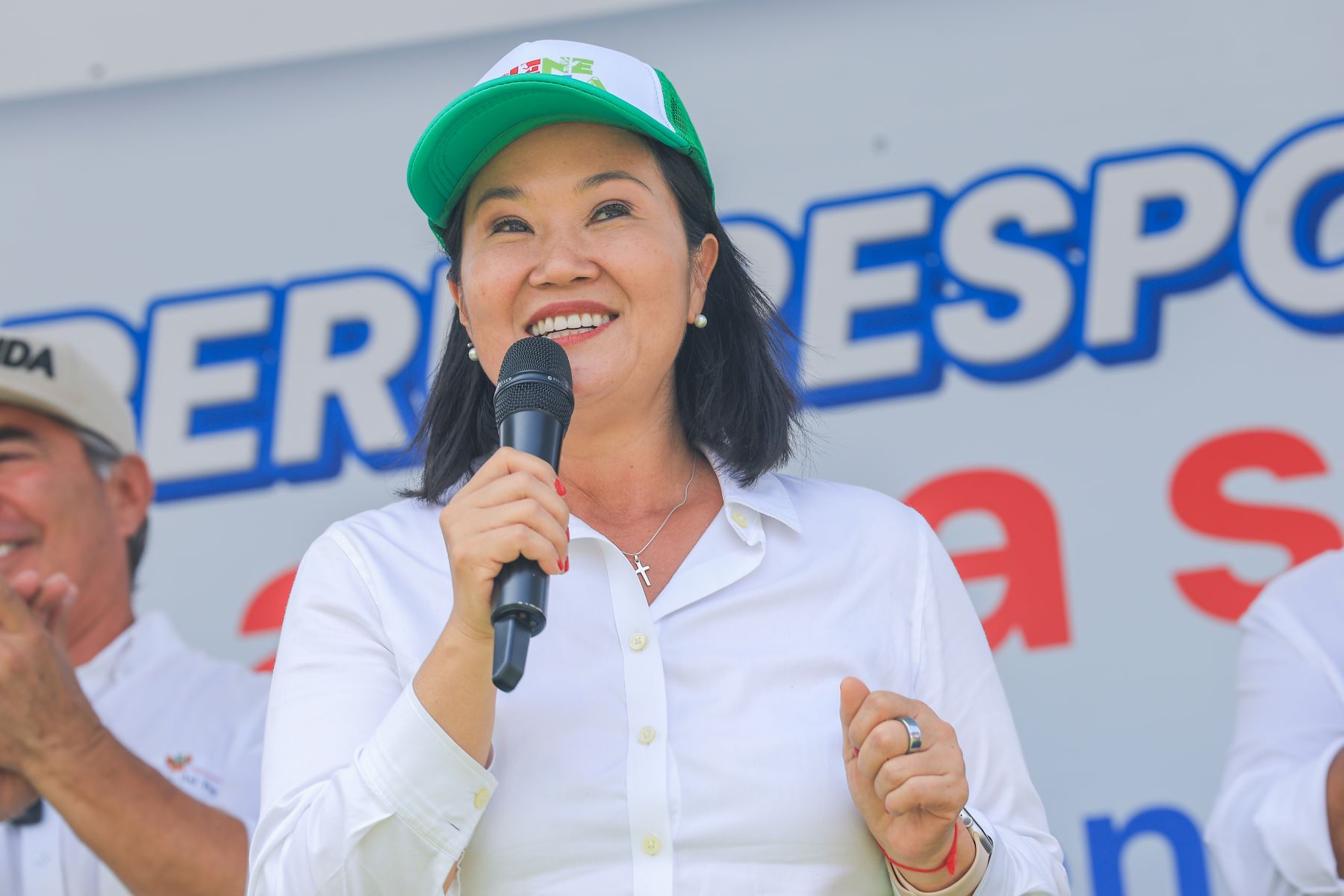 Presidenta Keiko Fujimori inauguró importante obra de agua potable y alcantarillado en beneficio de población de Cieneguilla y Pachacámac
 Foto: ANDINA/Prensa Presidencia