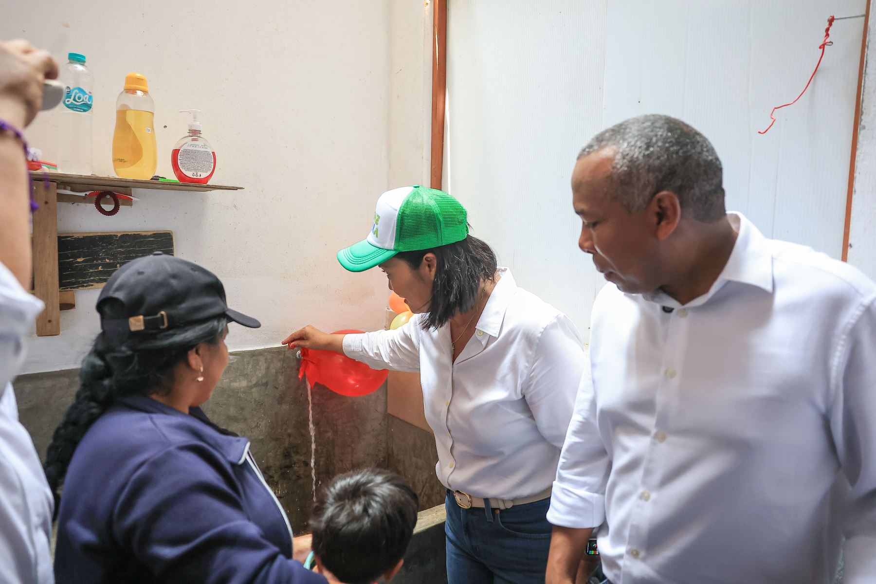 Presidenta Keiko Fujimori inauguró importante obra de agua potable y alcantarillado en beneficio de población de Cieneguilla y Pachacámac
 Foto: ANDINA/Prensa Presidencia