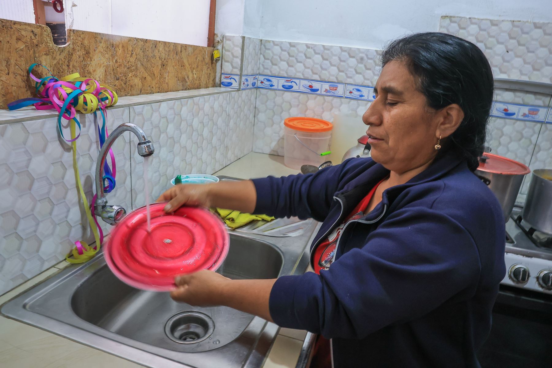 Presidenta Keiko Fujimori inauguró importante obra de agua potable y alcantarillado en beneficio de población de Cieneguilla y Pachacámac
 Foto: ANDINA/Prensa Presidencia
