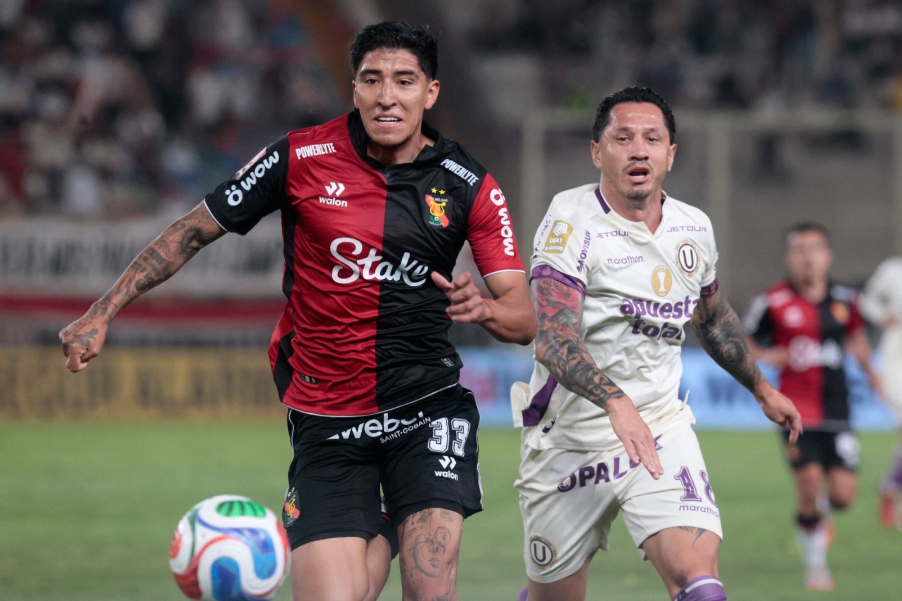 Universitario cae por 1 - 0 ante Melgar de Arequipa. Foto: ANDINA/Vidal Tarqui