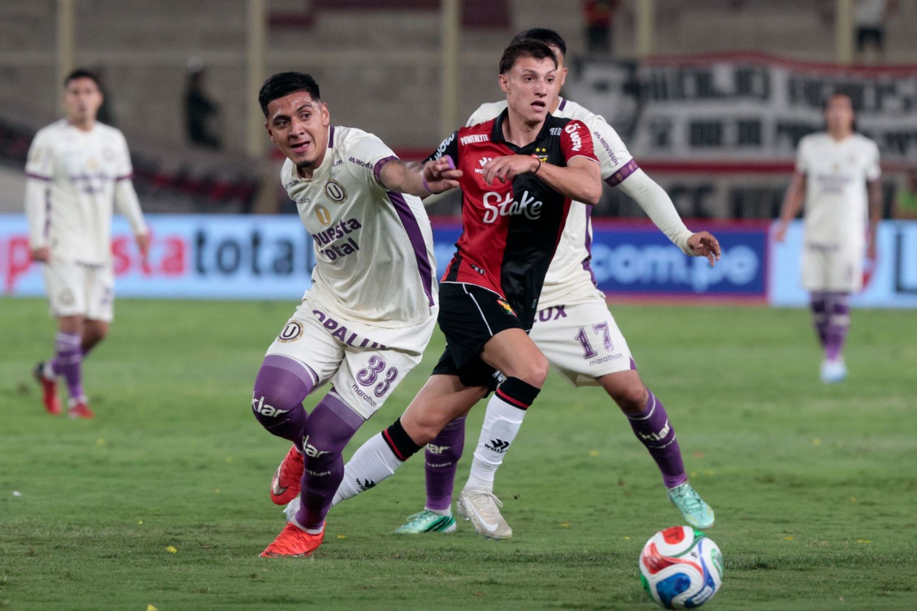 Universitario cae por 1 - 0 ante Melgar de Arequipa. Foto: ANDINA/Vidal Tarqui