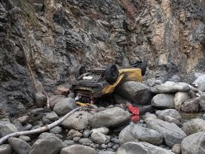 El trágico accidente ocurrió a la altura del km 77 de la carretera Pativilca - Huaraz, a la altura del sector de Raquia, provincia ancashina de Bolognesi. ANDINA/Difusión