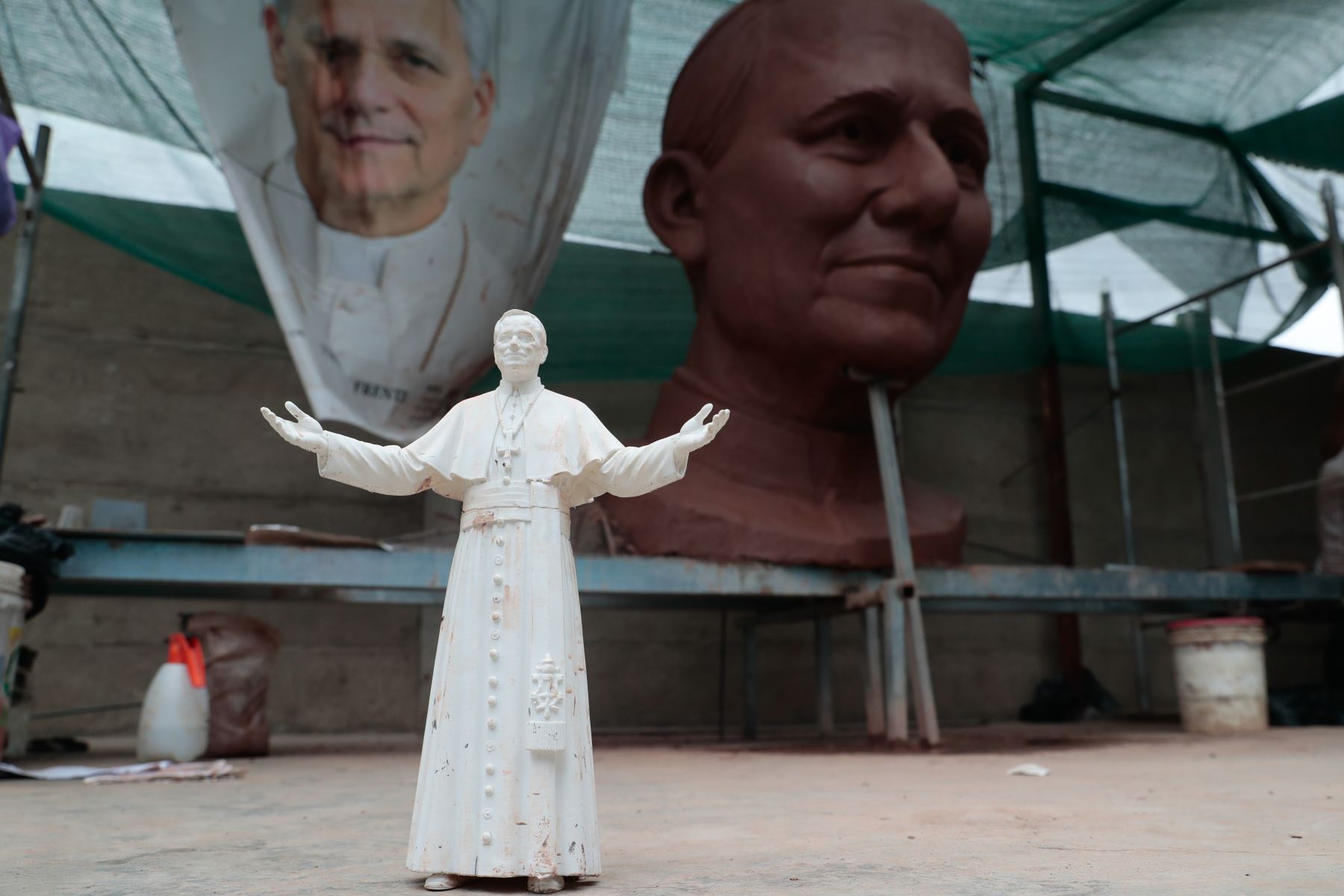 El proyecto tiene un alto significado espiritual para los chalacos, debido al vínculo del papa León XIV con la diócesis del Callao entre 2020 y 2021. Foto: ANDINA/Daniel Bracamonte.