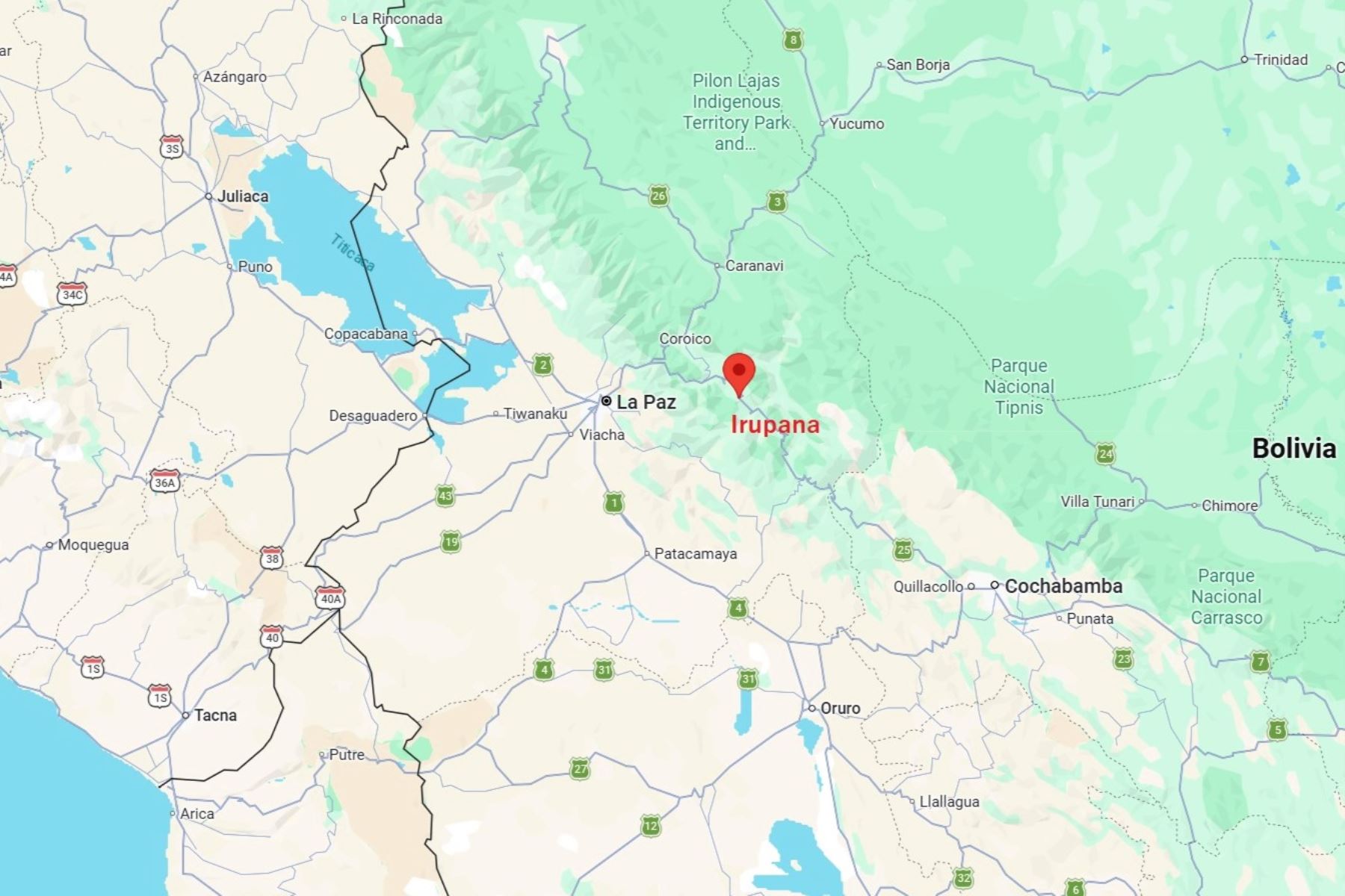 Tragedia en Bolivia: diez muertos y cuatro heridos al caer furgoneta a un precipicio