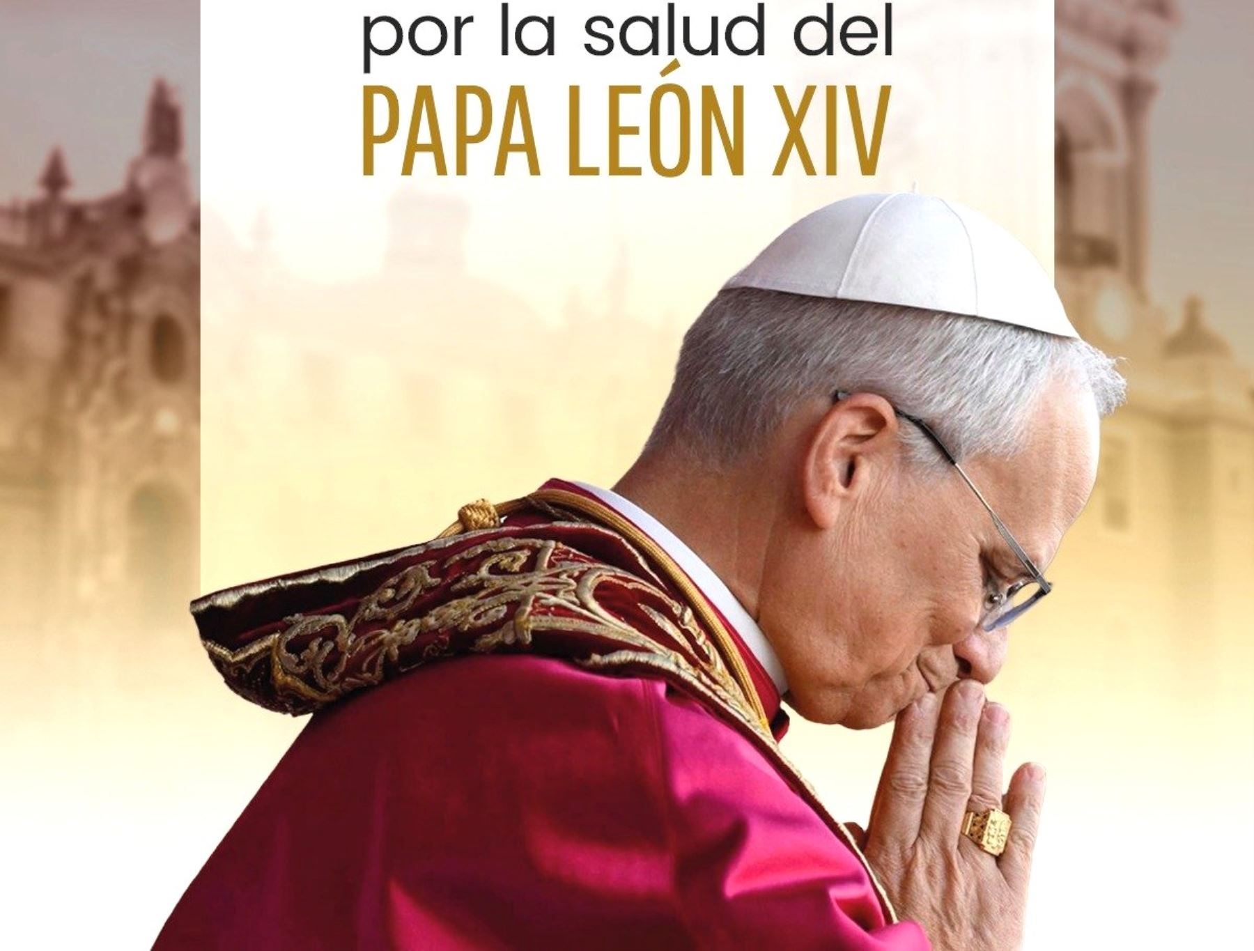 Obispos del Perú elevan oración por la salud del papa León XIV. Foto: ANDINA/Difusión.